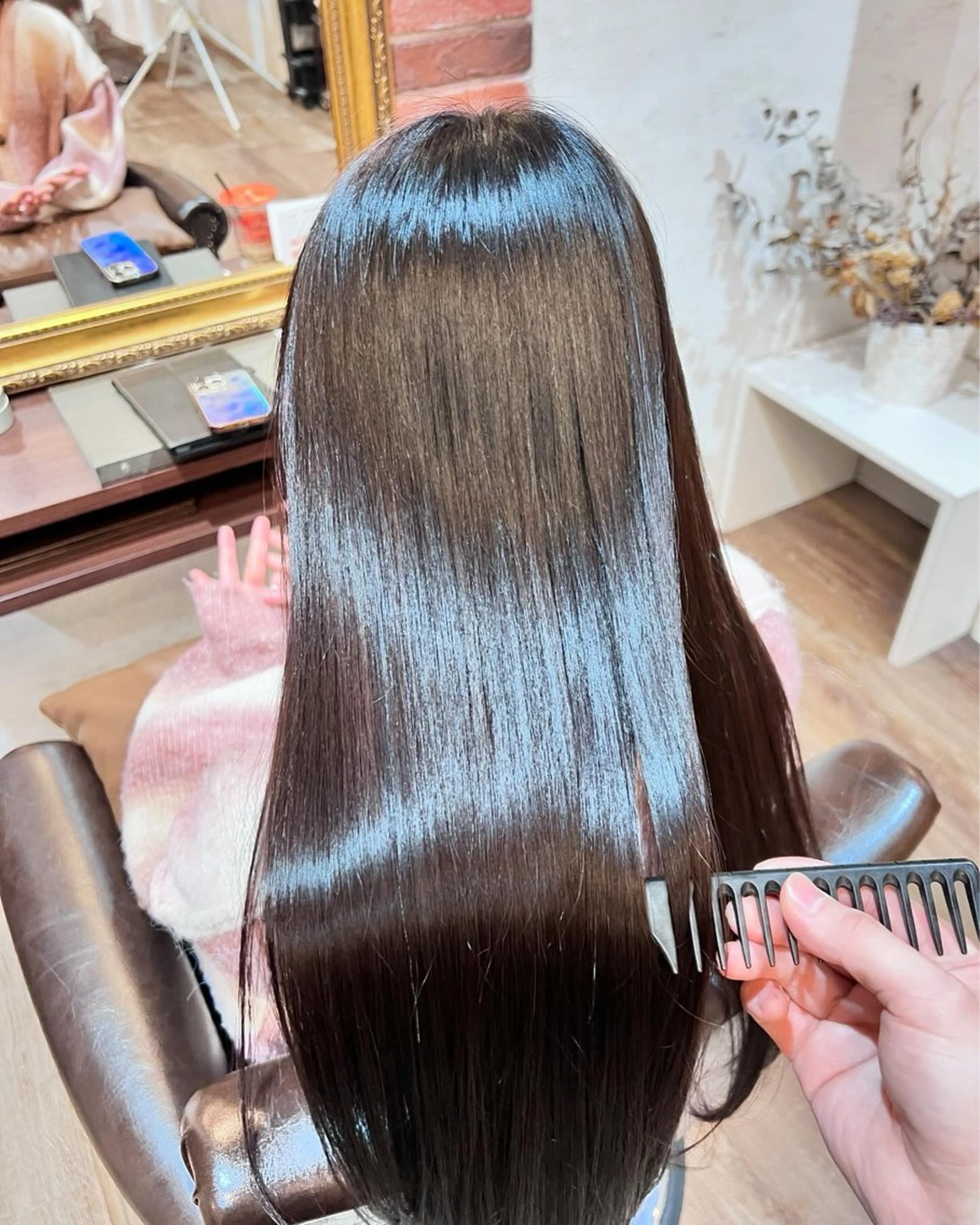 ロング カラー ヘアカラー 原田 新平／天神のヘアスタイル