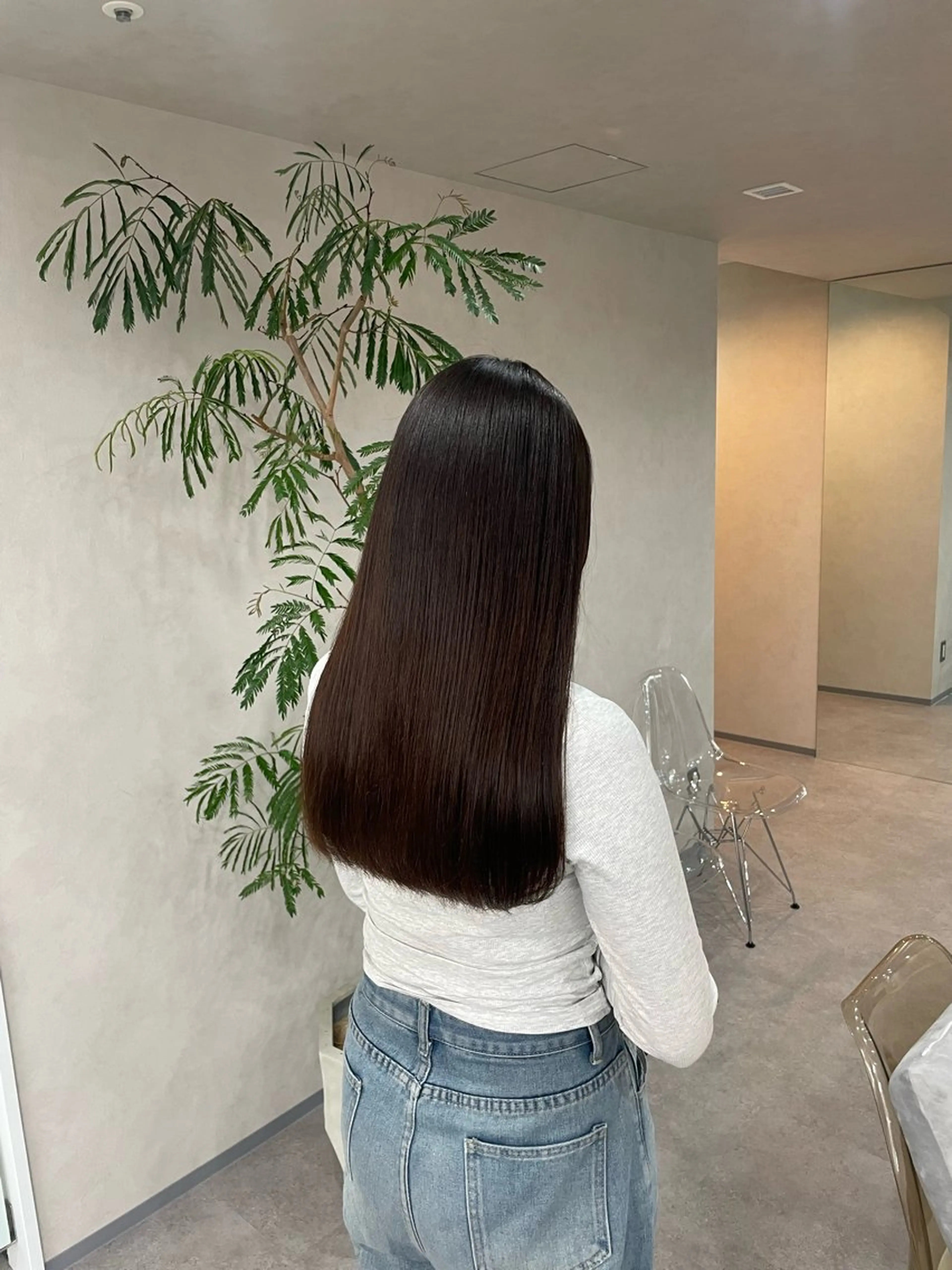 『🌷ご褒美ケアセット🌷』ケアカラー＋髪質改善トリートメントの写真