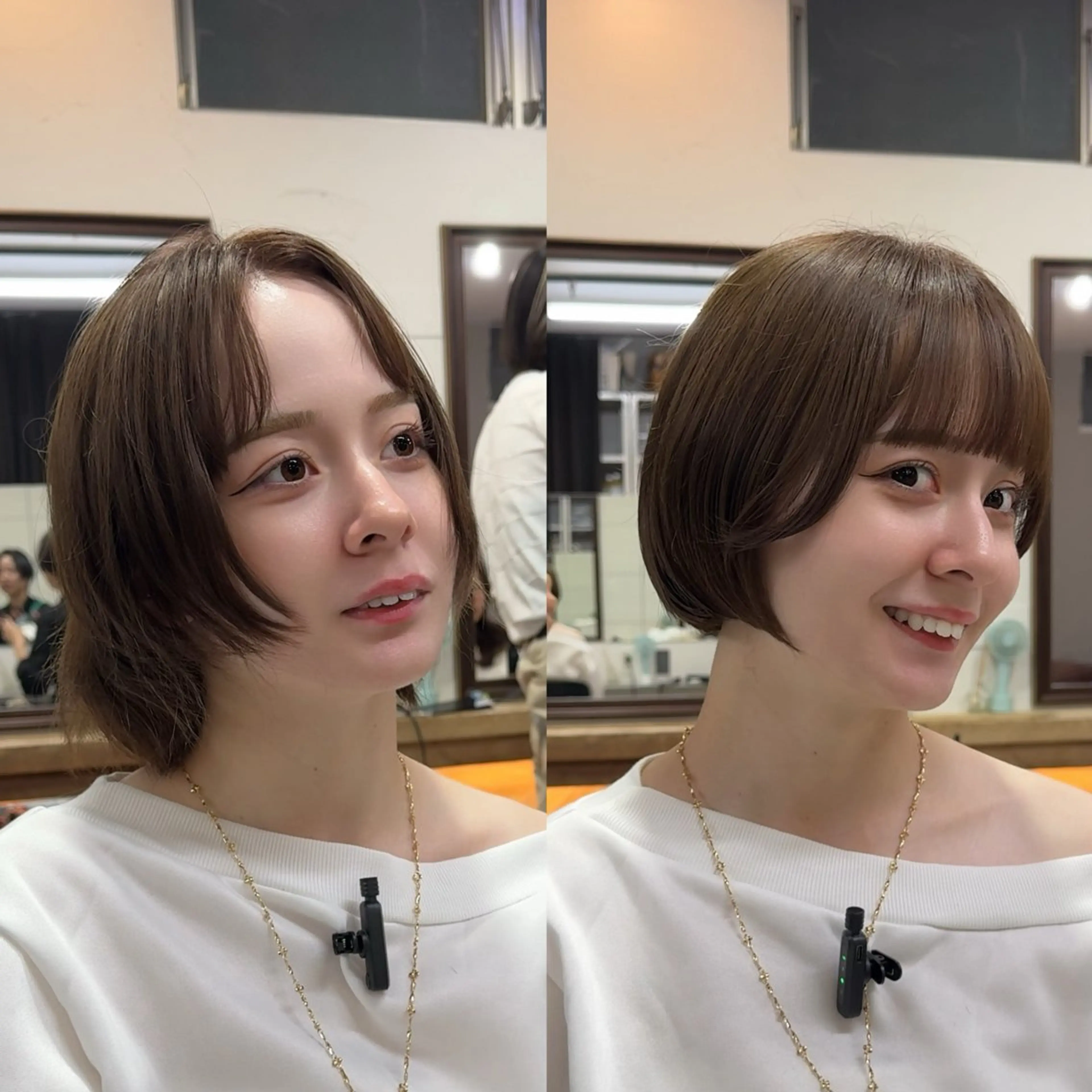 ショート 顔周りカット 小顔カット VIEW FUKUOKA所属・似合わせショートカ ット/福岡/えりのヘアスタイル