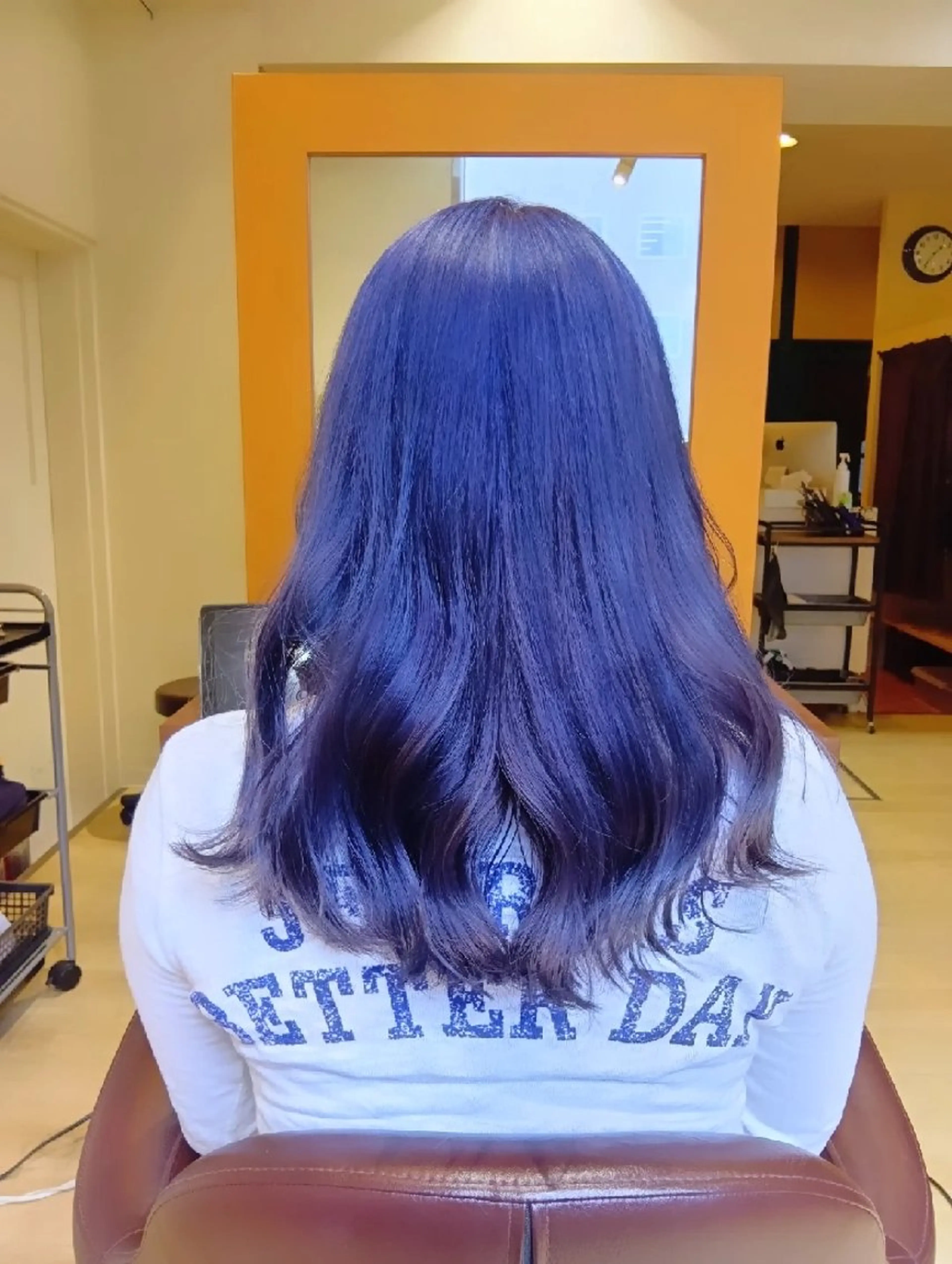 ロング カラー ブリーチ ケアブリーチ ダブルカラー パープルカラー デザインカット カット ヘアカラー トリートメント 小林暢🌟Orque 髪質改善サロン🌙のヘアスタイル