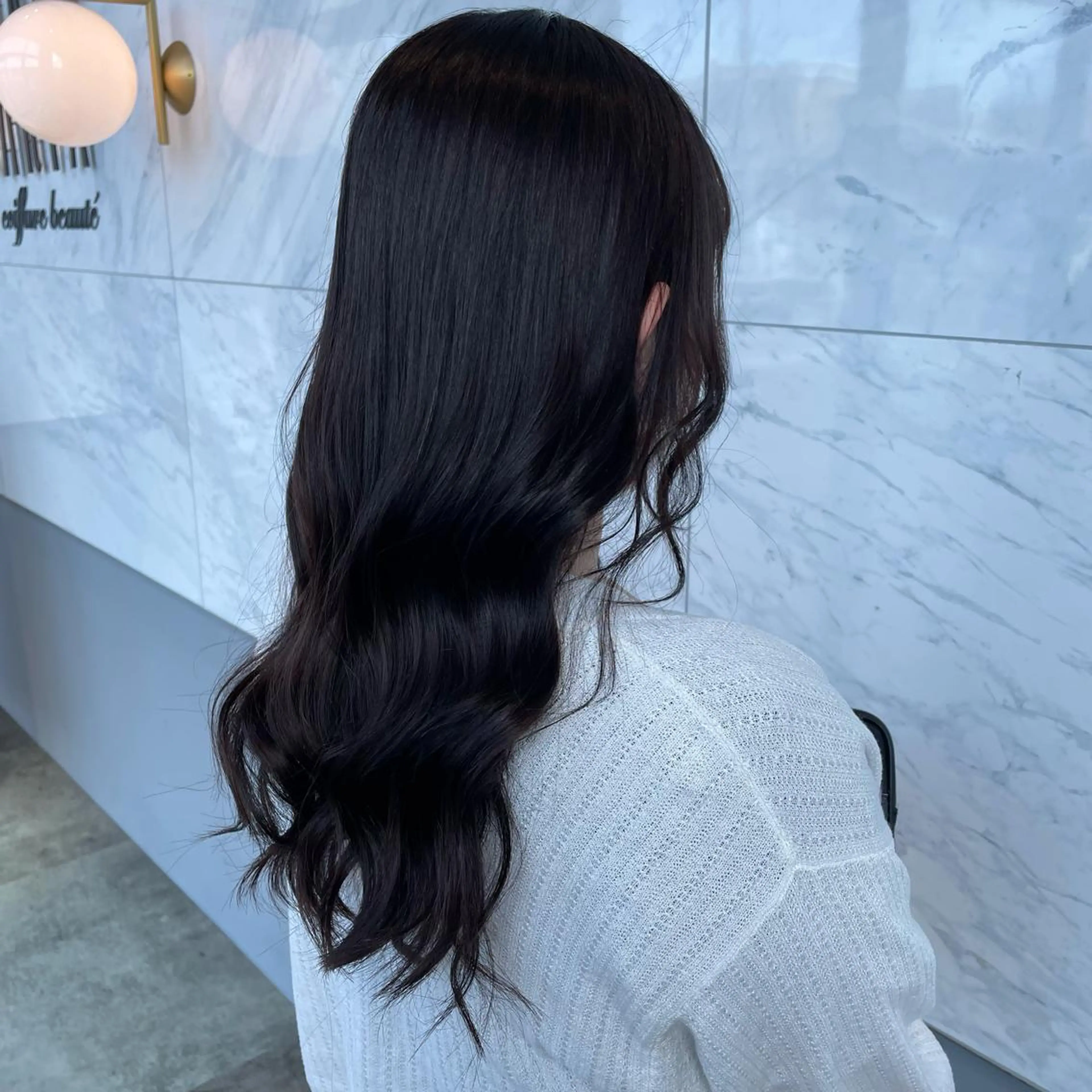 ロング カラー ブラウンカラー ココアブラウン 茂木 結希のヘアスタイル