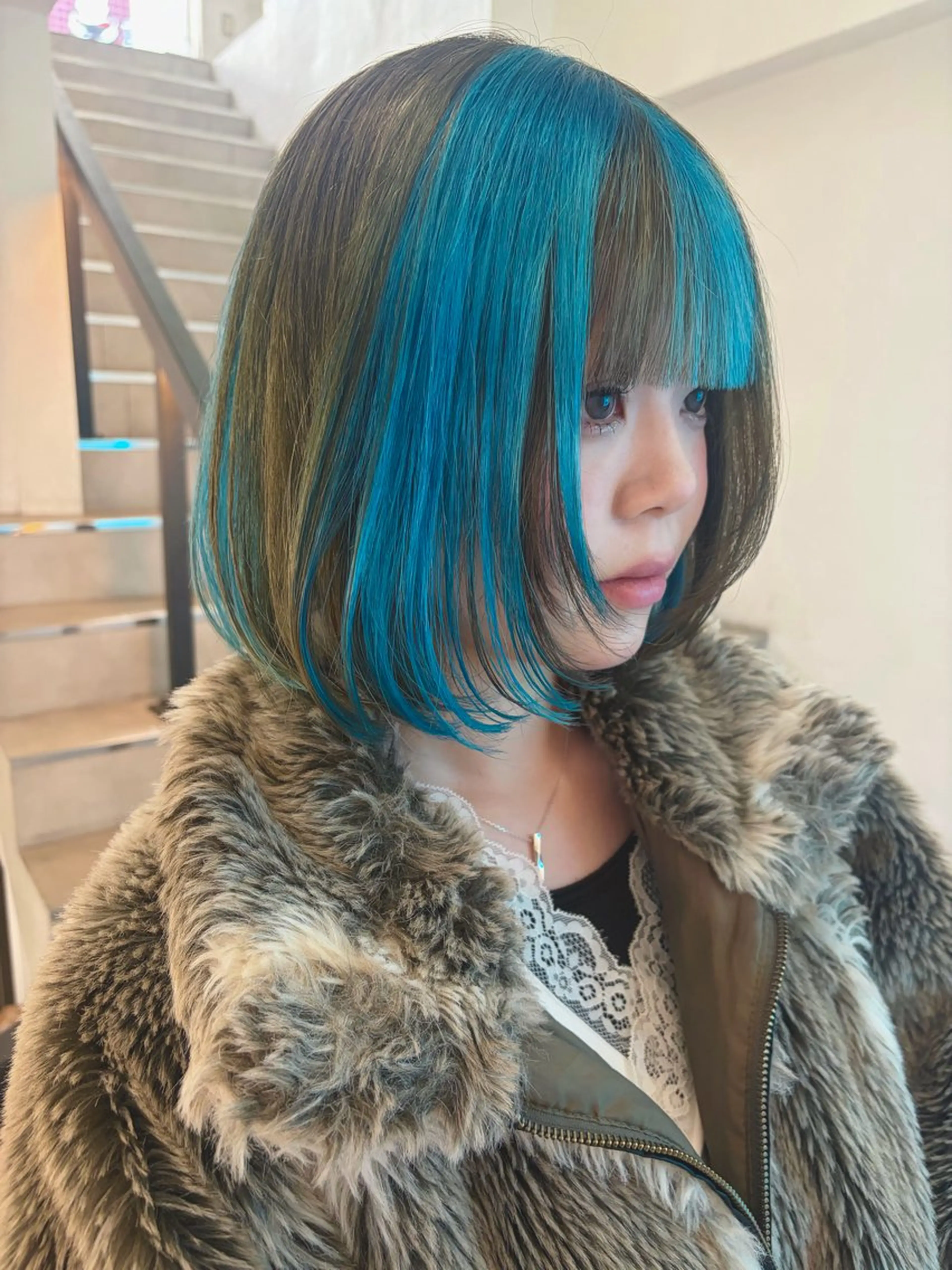 カラー ヘアカラー デザイン/ハッシュ レイヤー/senaのヘアスタイル