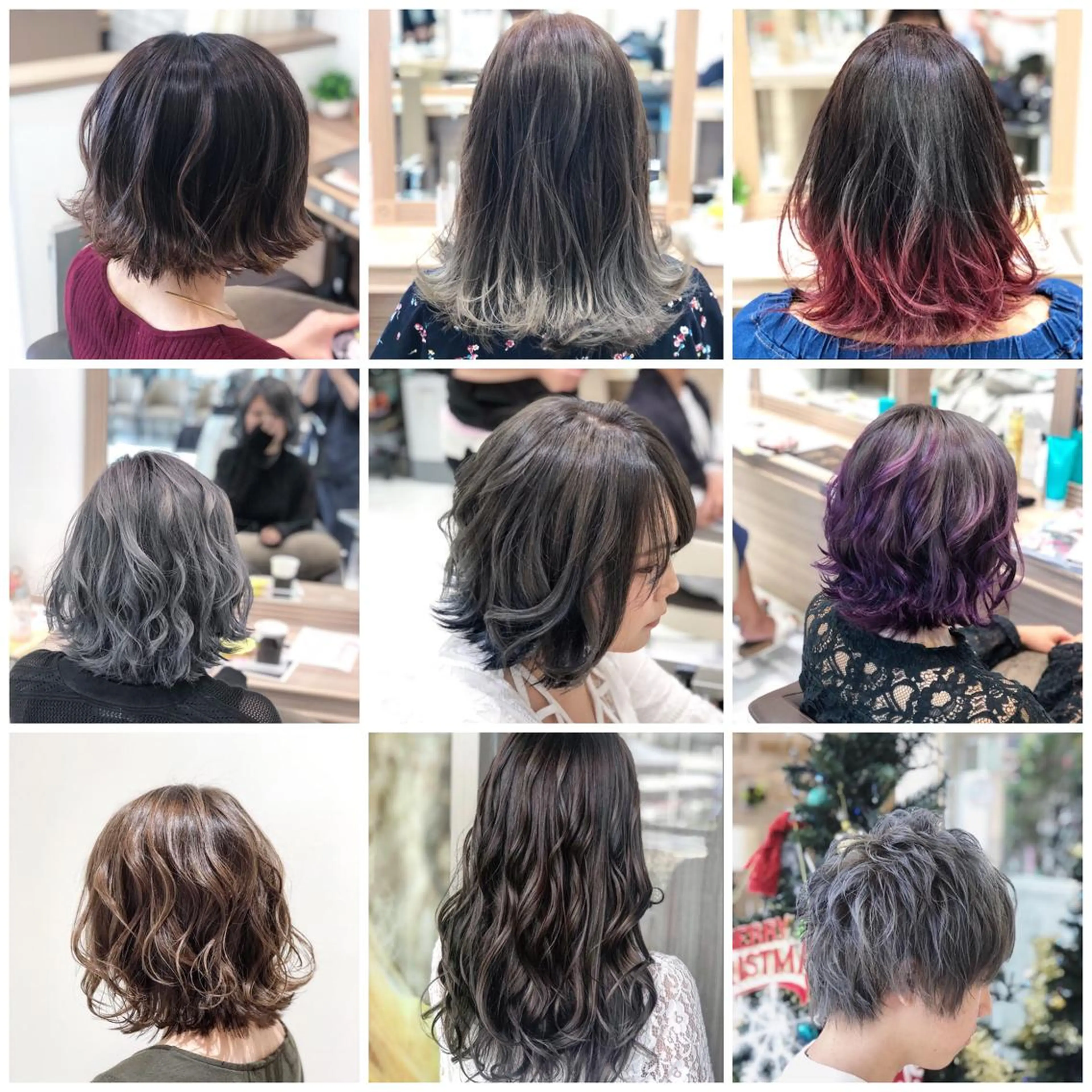 ミディアム カラー ヘアカラー 💙髪質改善 💙和田💙のヘアスタイル