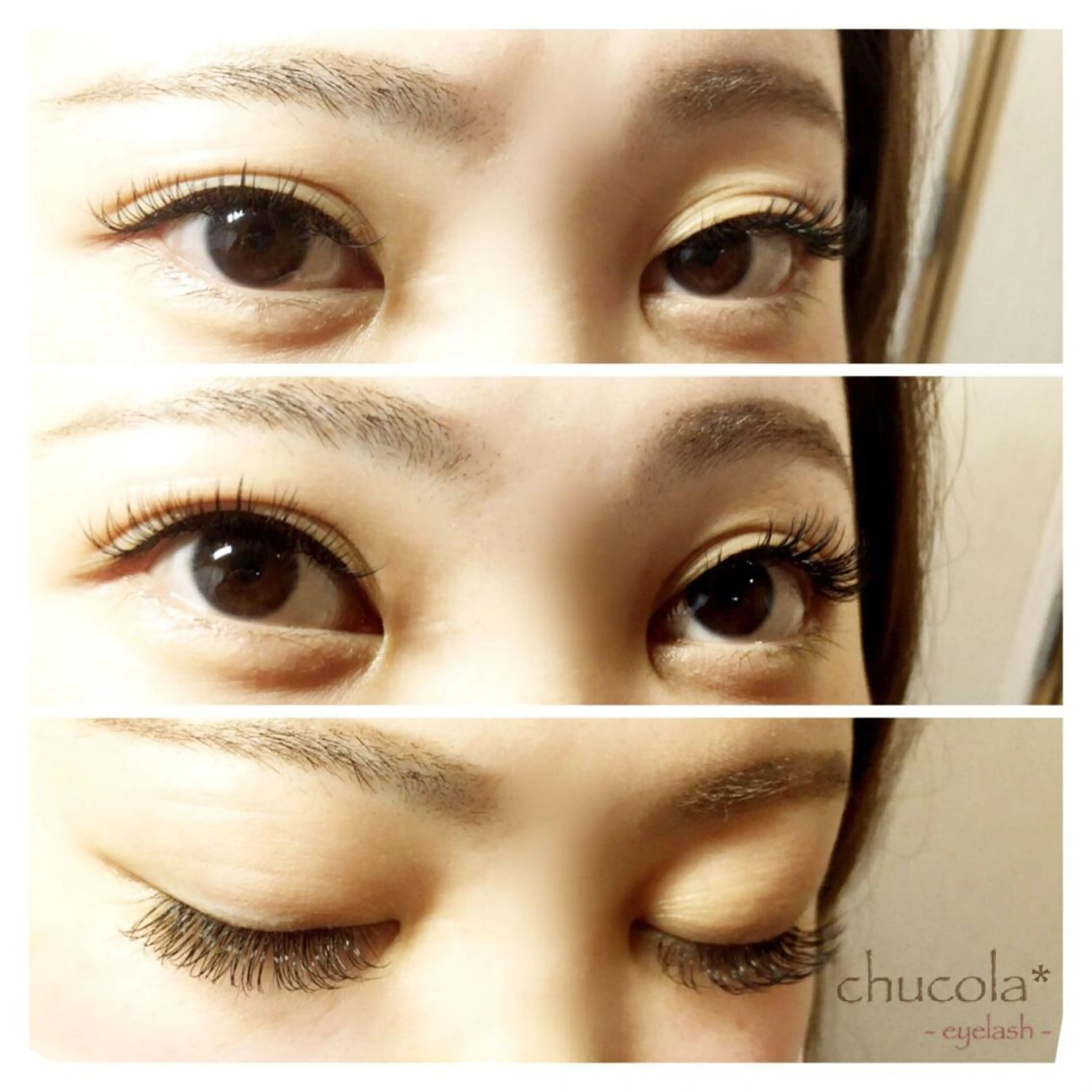 マツエク・マツパ 付け放題 Dカール ゴージャス 目尻長め セーブル chucola *のマツエク・マツパデザイン