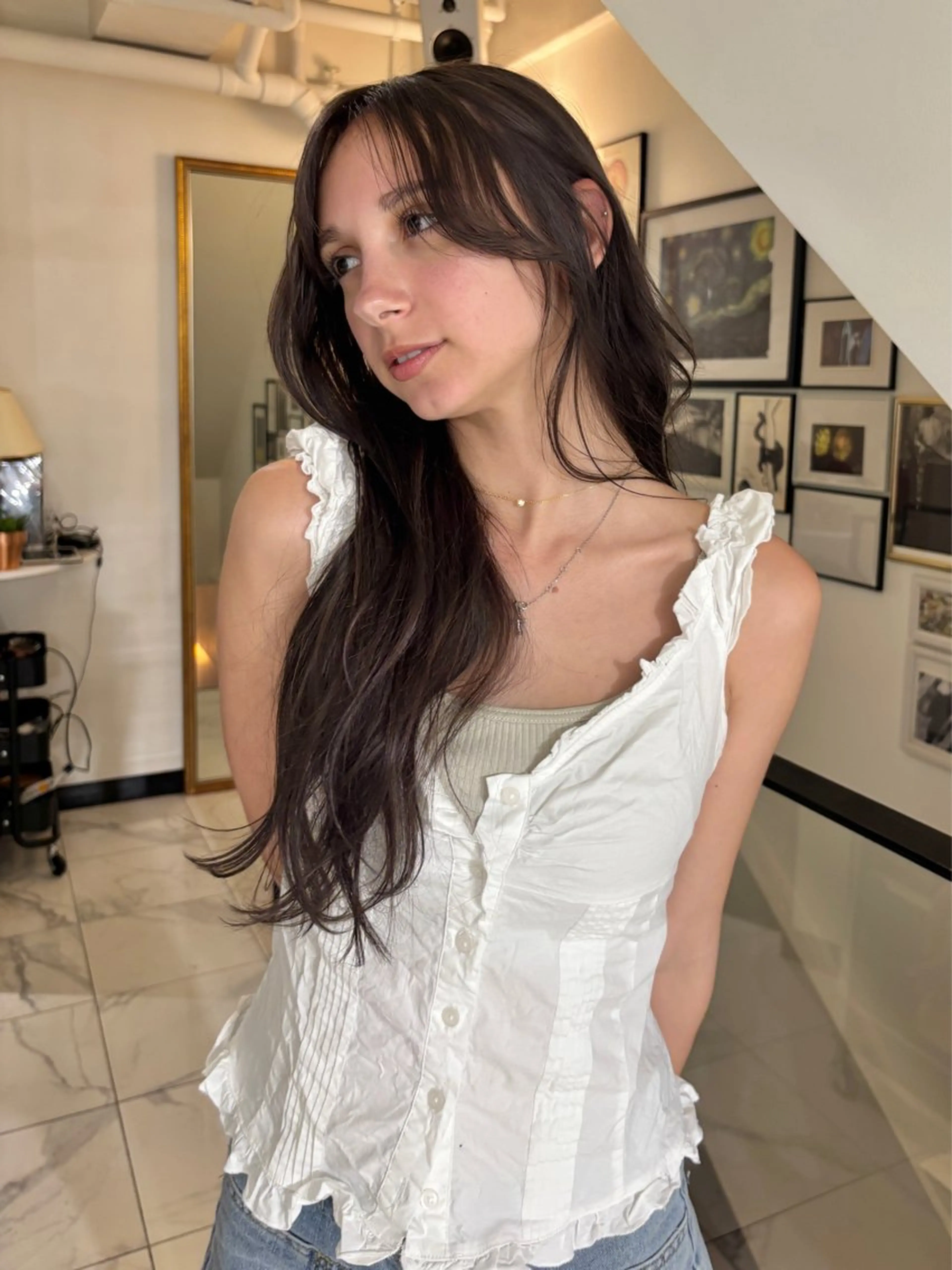 ロング カラー ブリーチ 透明感カラー グレージュ Halo所属・玖須　綾音 /柔らかい海外ヘア♡のヘアスタイル