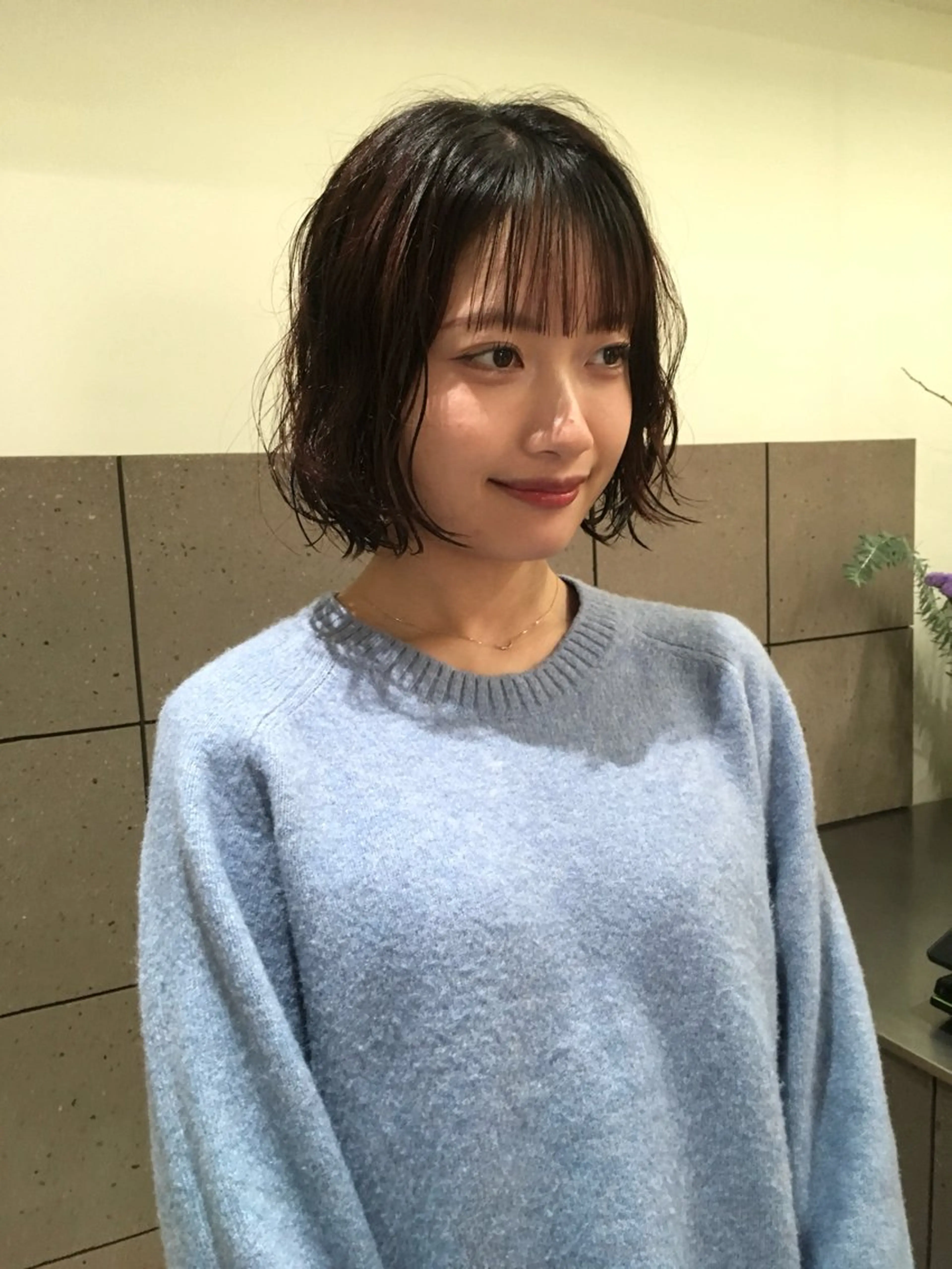 ミディアム カット パーマ natsuki /HUIのヘアスタイル