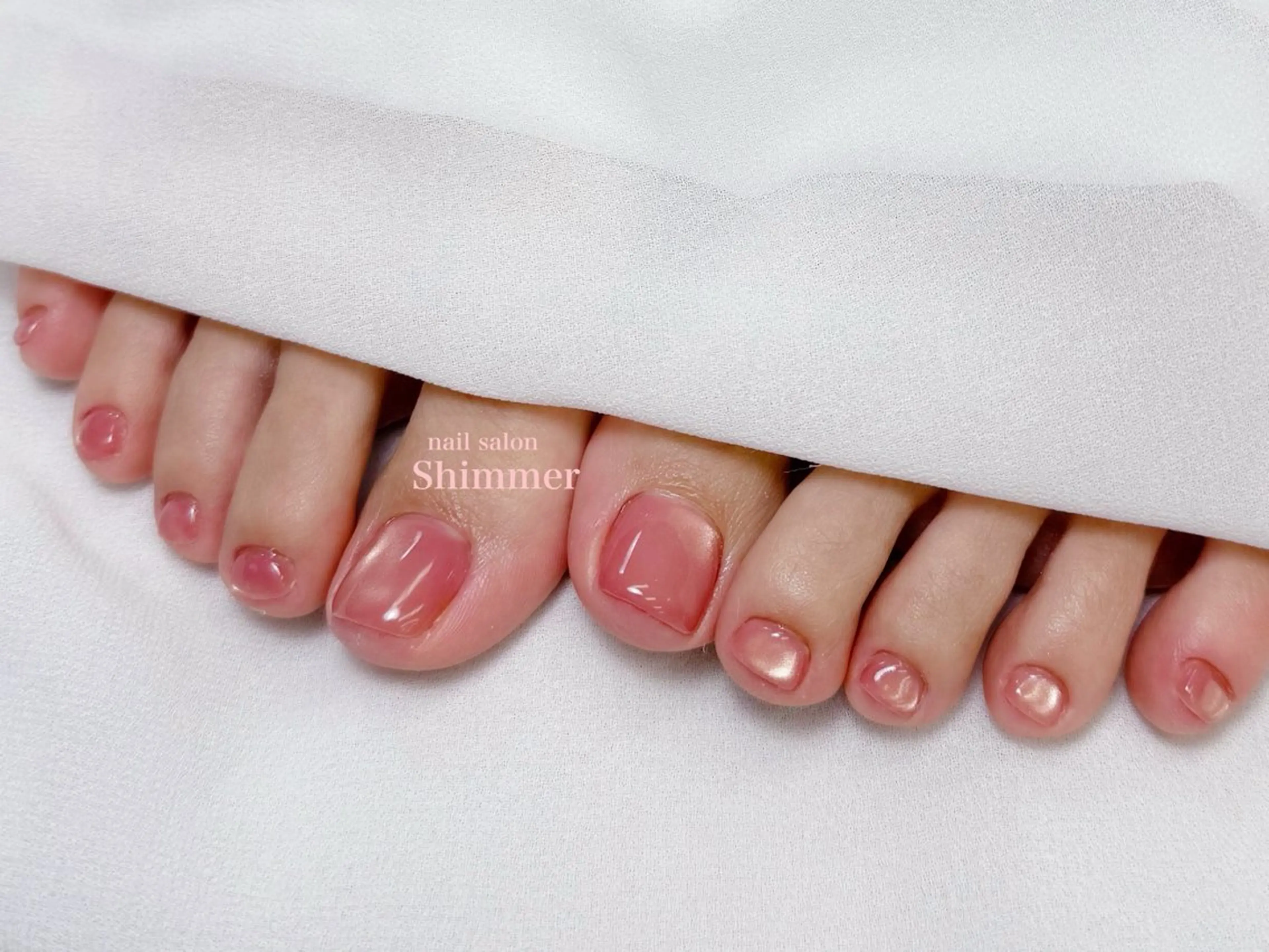 ネイル ハンドネイル Shimmer Risaのネイルデザイン