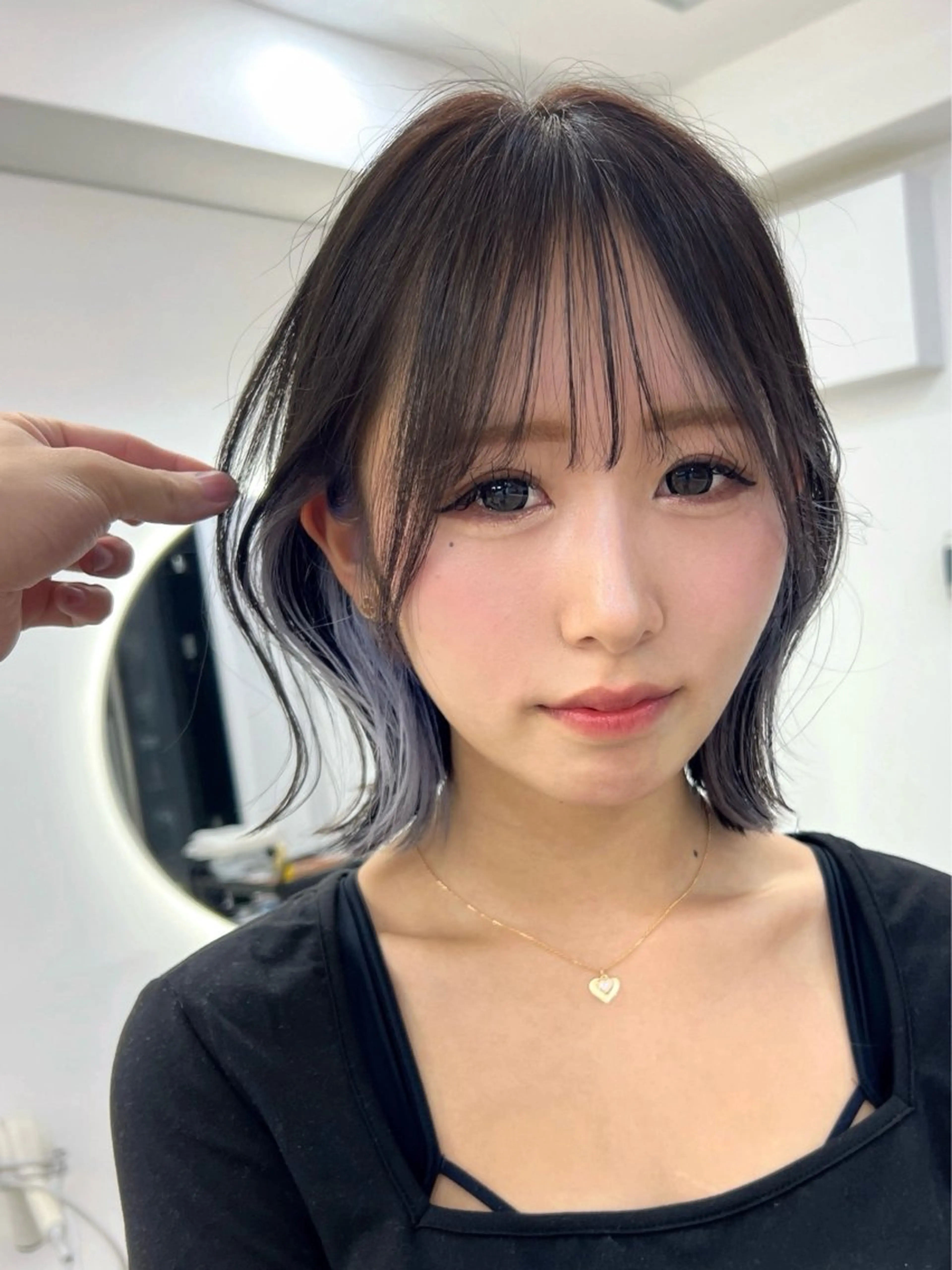 ショート 切りっぱなしボブ 前下がりボブ ショートボブ ボブ タンバルモリ カット ヘアカラー ショート/ ボブ/今井皓のヘアスタイル