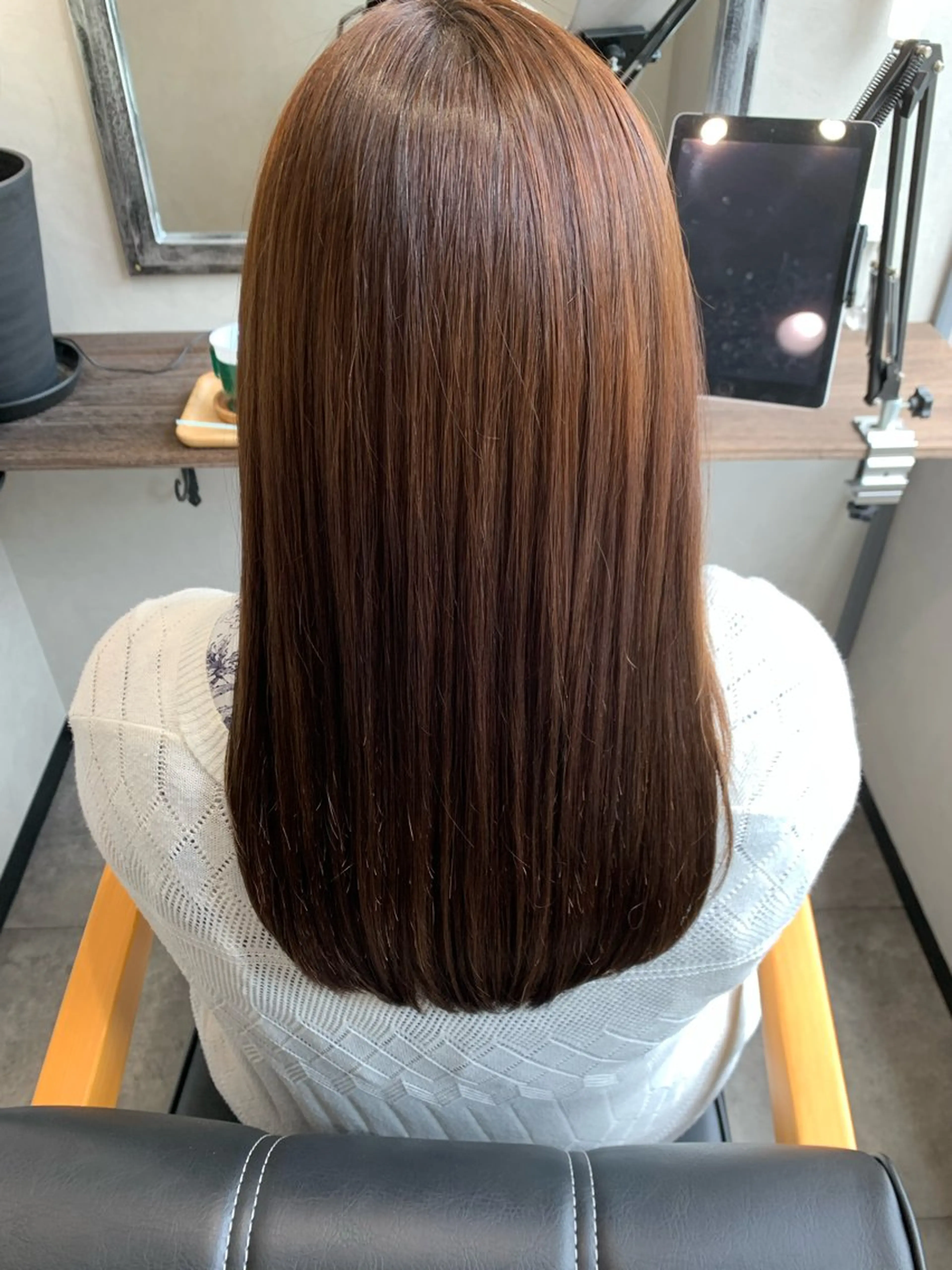 セミロング カラー 松木 護裕のヘアスタイル