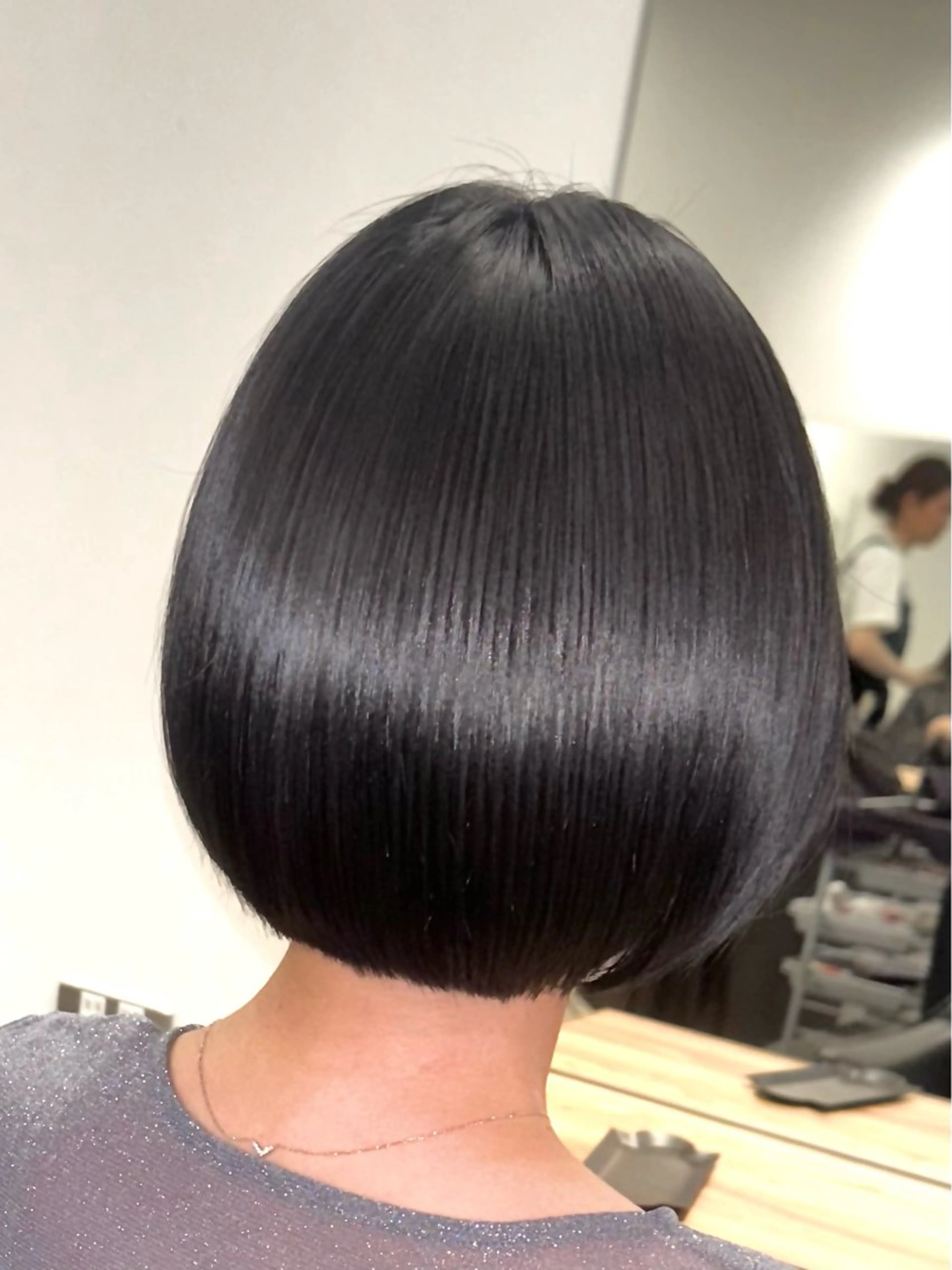 ショート ヘアカラー トリートメント 久次米智人/艶/美髪 /透明感カラーのヘアスタイル