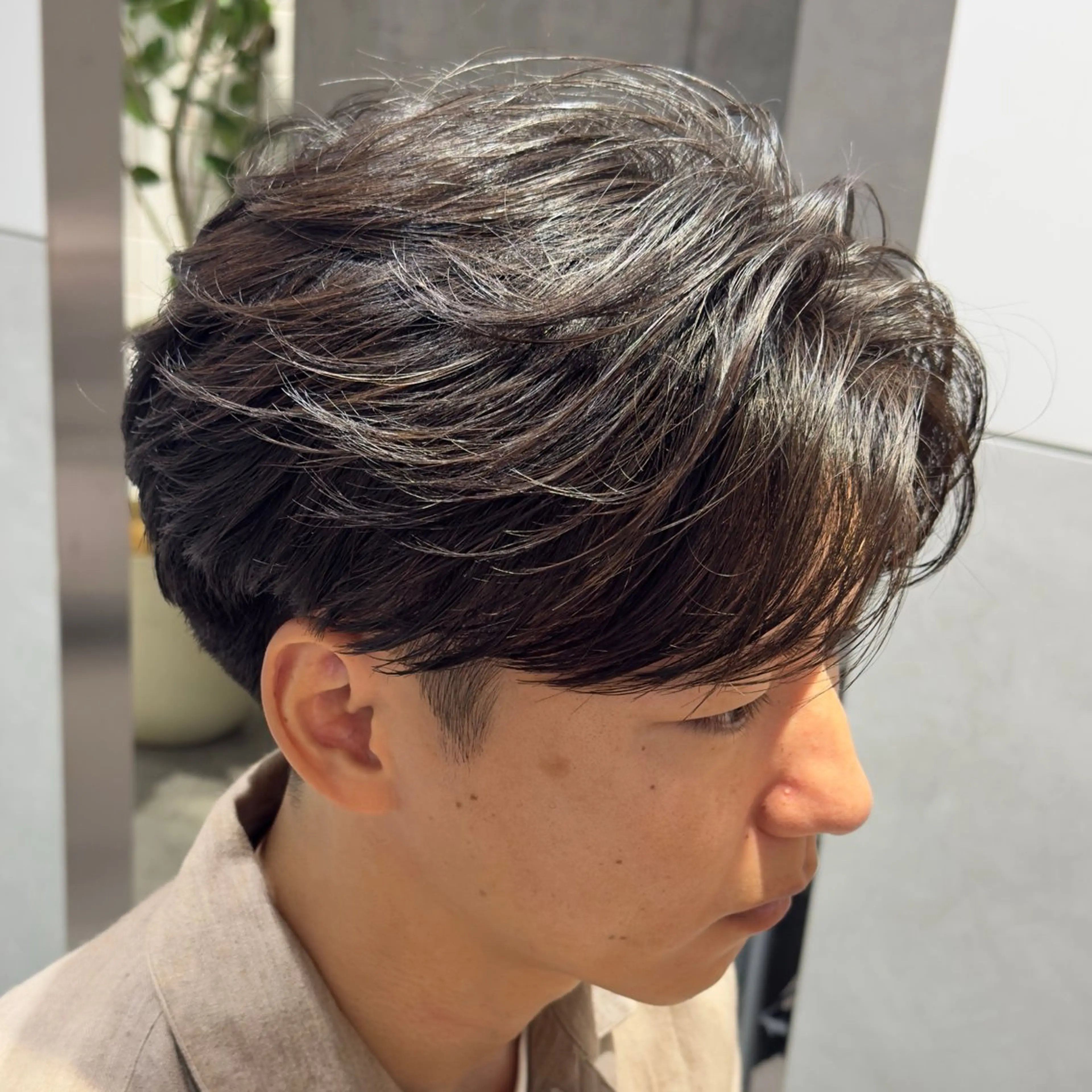 メンズ メンズパーマ 刈り上げ カット 渋谷メンズ特化 佐橋世奈のヘアスタイル