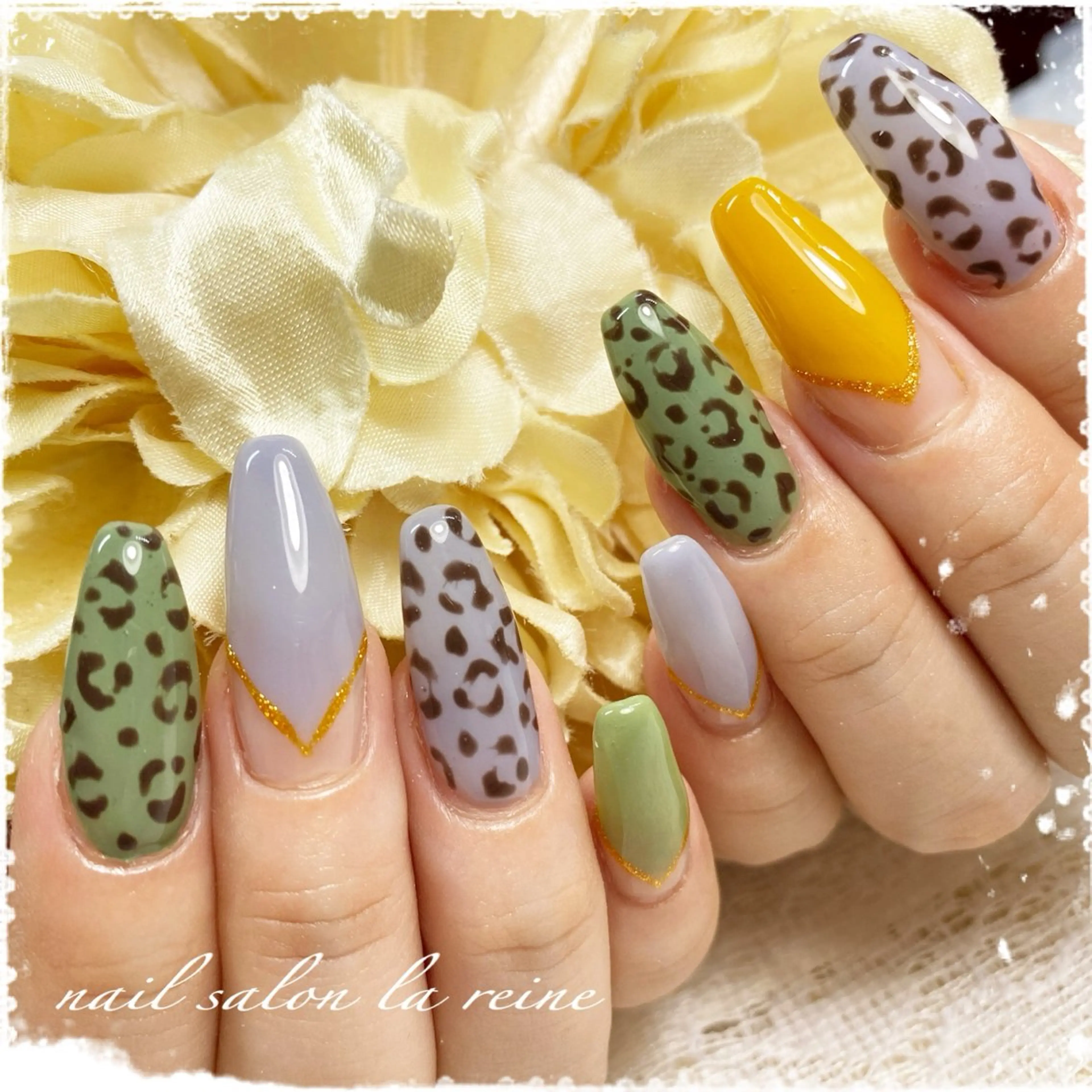 ネイル アートネイル フレンチネイル ハンドネイル nail salon la reineのネイルデザイン