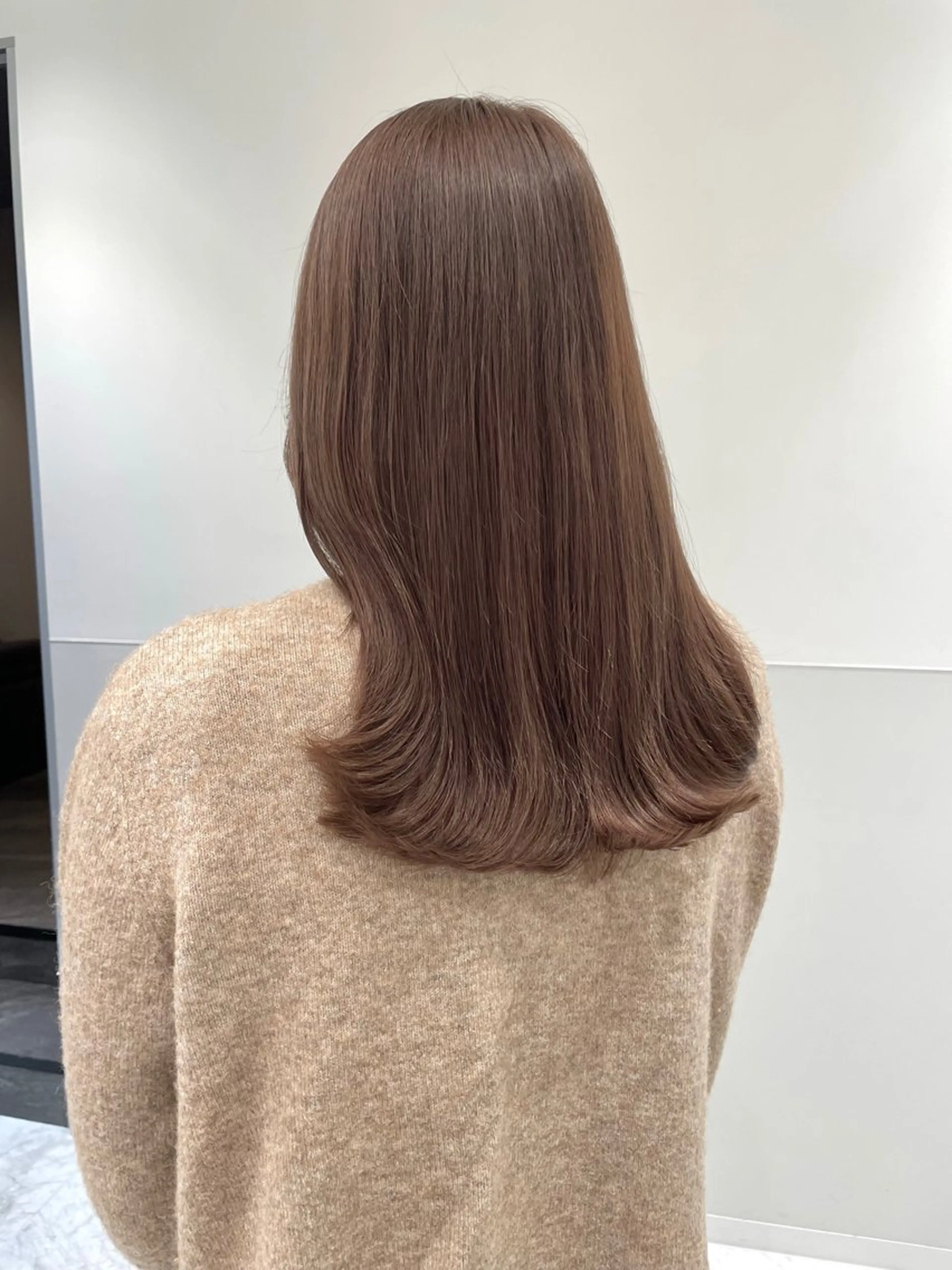 セミロング カラー GPIP 近藤沙樹のヘアスタイル