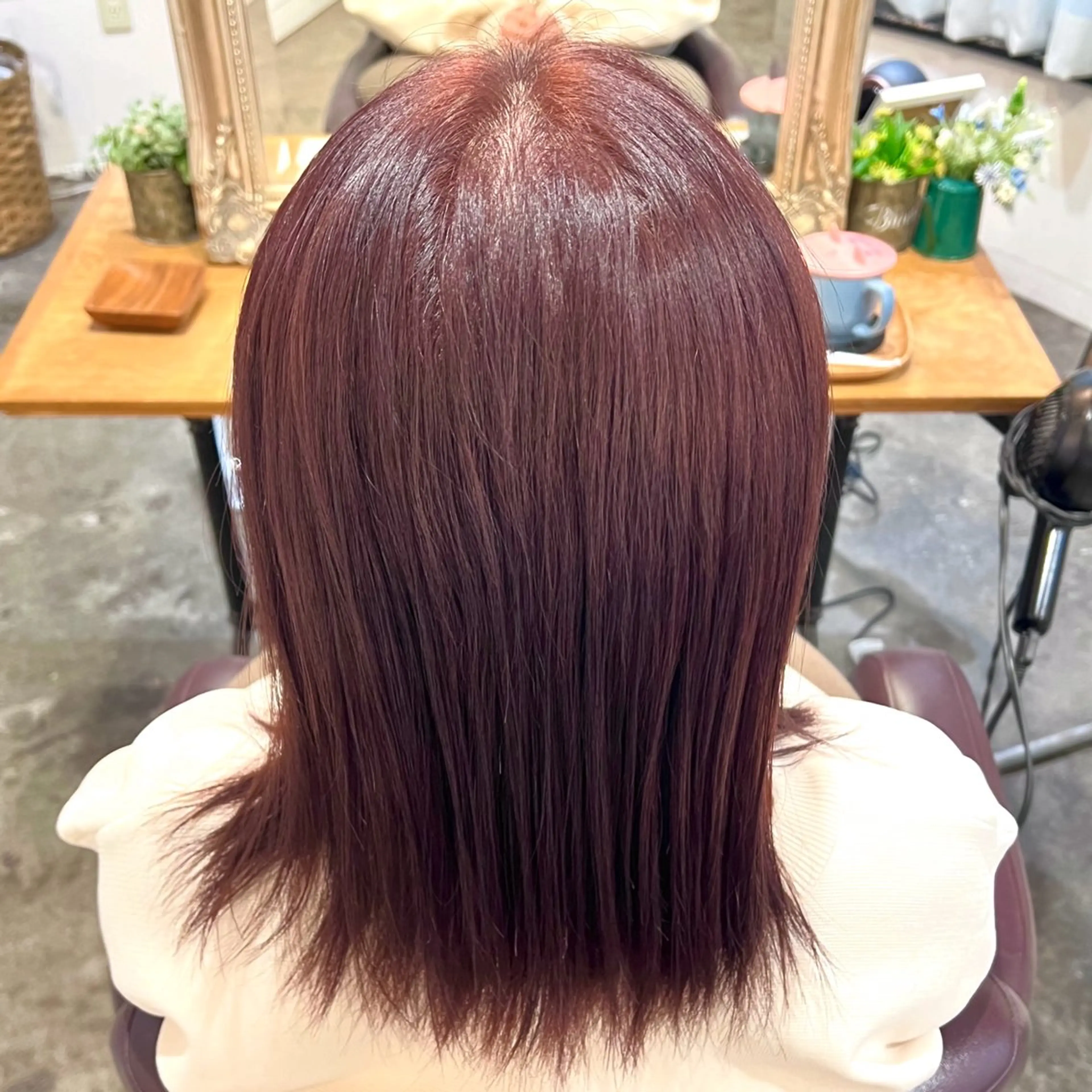ミディアム カラー ヘアカラー Dia ‎ アキヨシ ミユのヘアスタイル