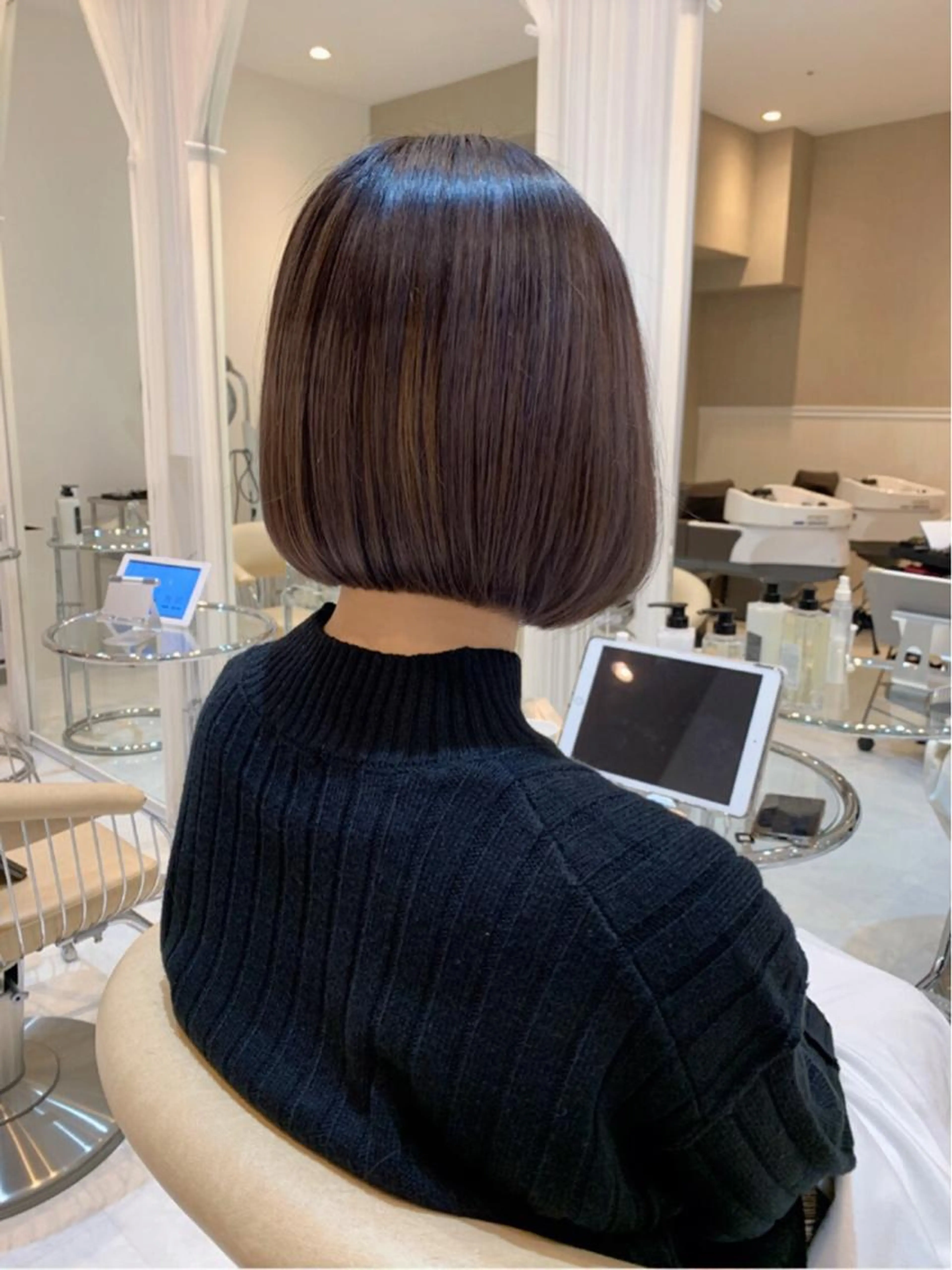 オーダーカット“ボブ”＋クイックトリートメント→7.700の写真