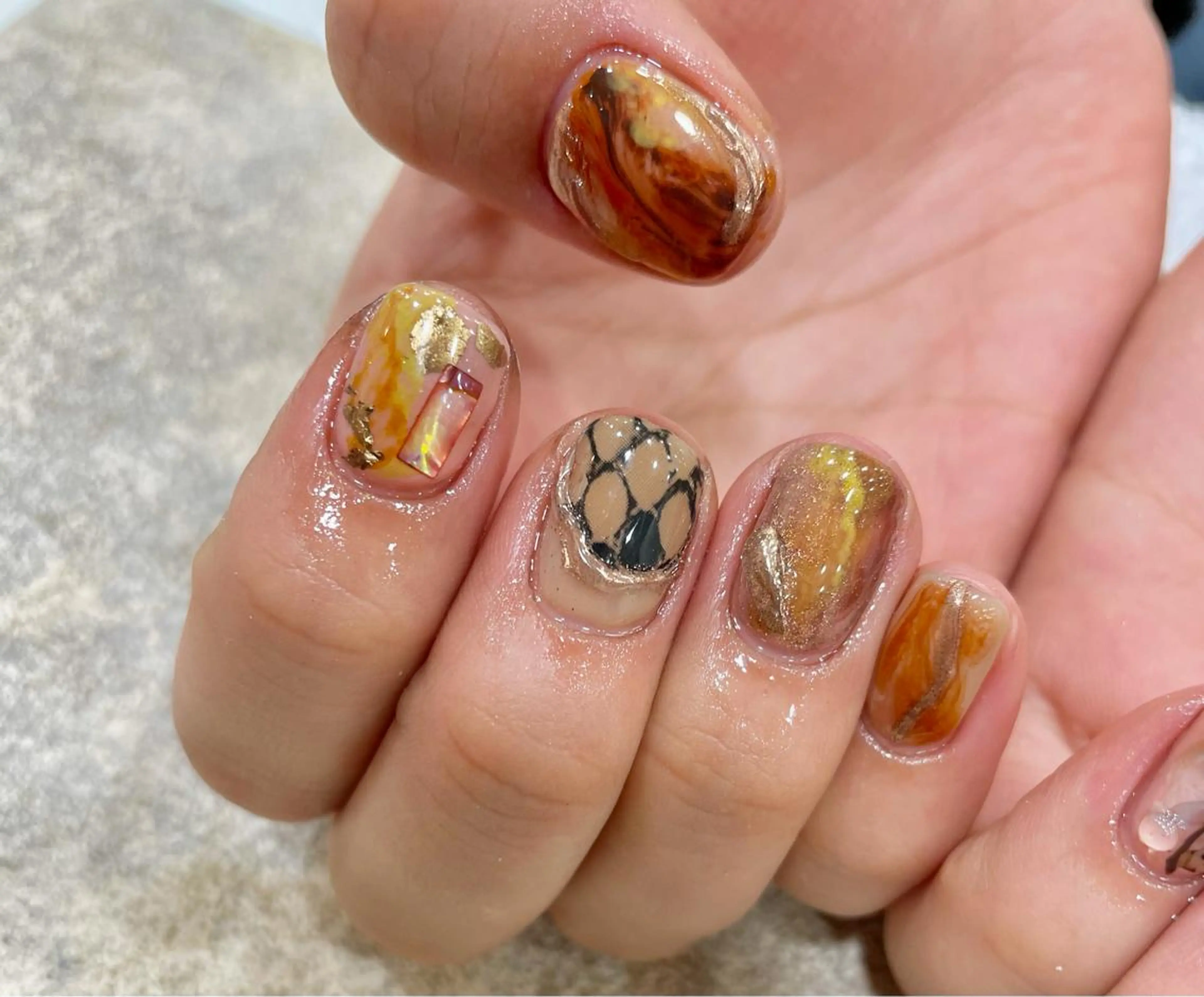 ネイル 坂本 萌のネイルデザイン