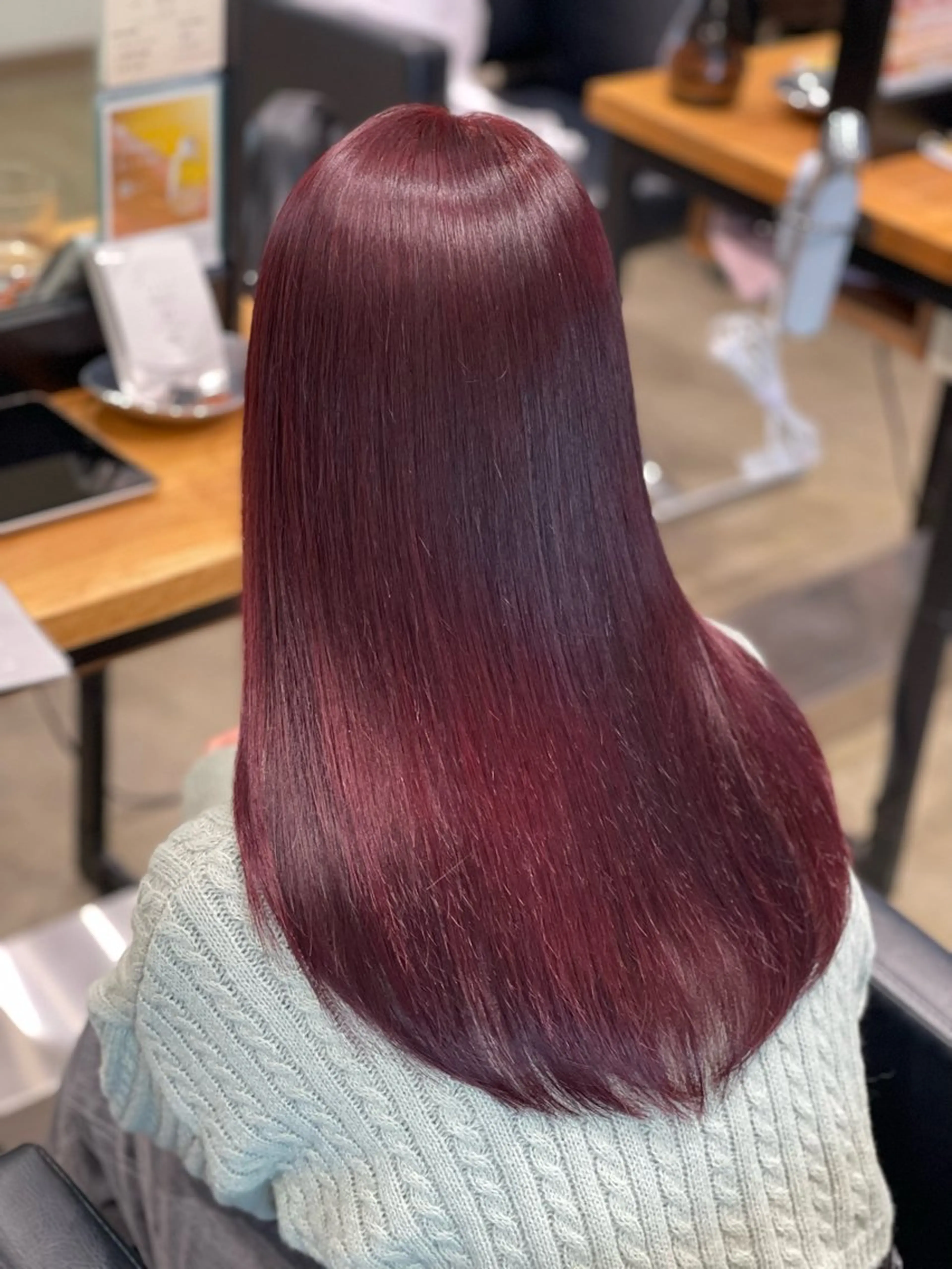 ロング ヘアカラー トリートメント Hirose Ryoのヘアスタイル