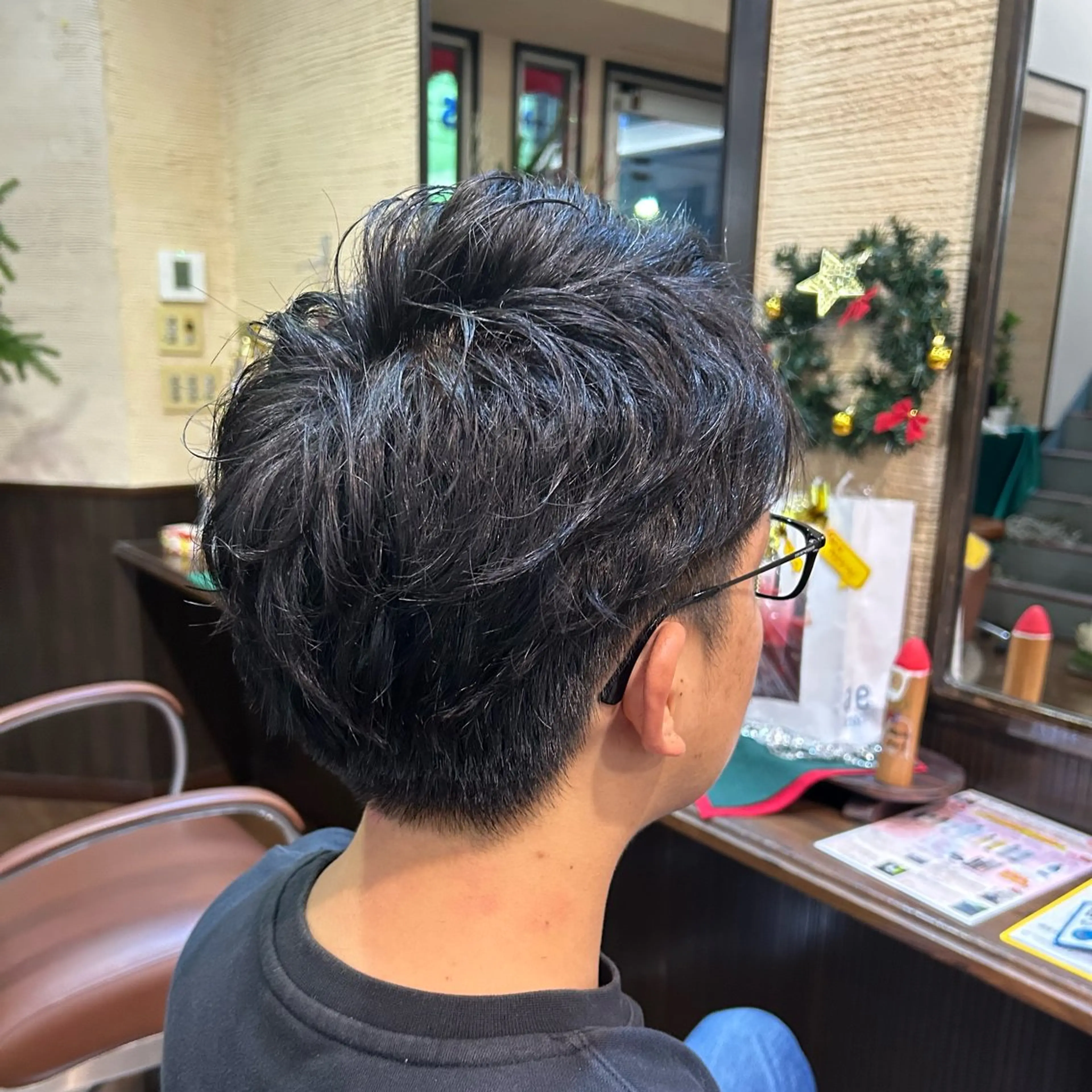 パーマ メンズ ニュアンスパーマ 中野 聖人のヘアスタイル