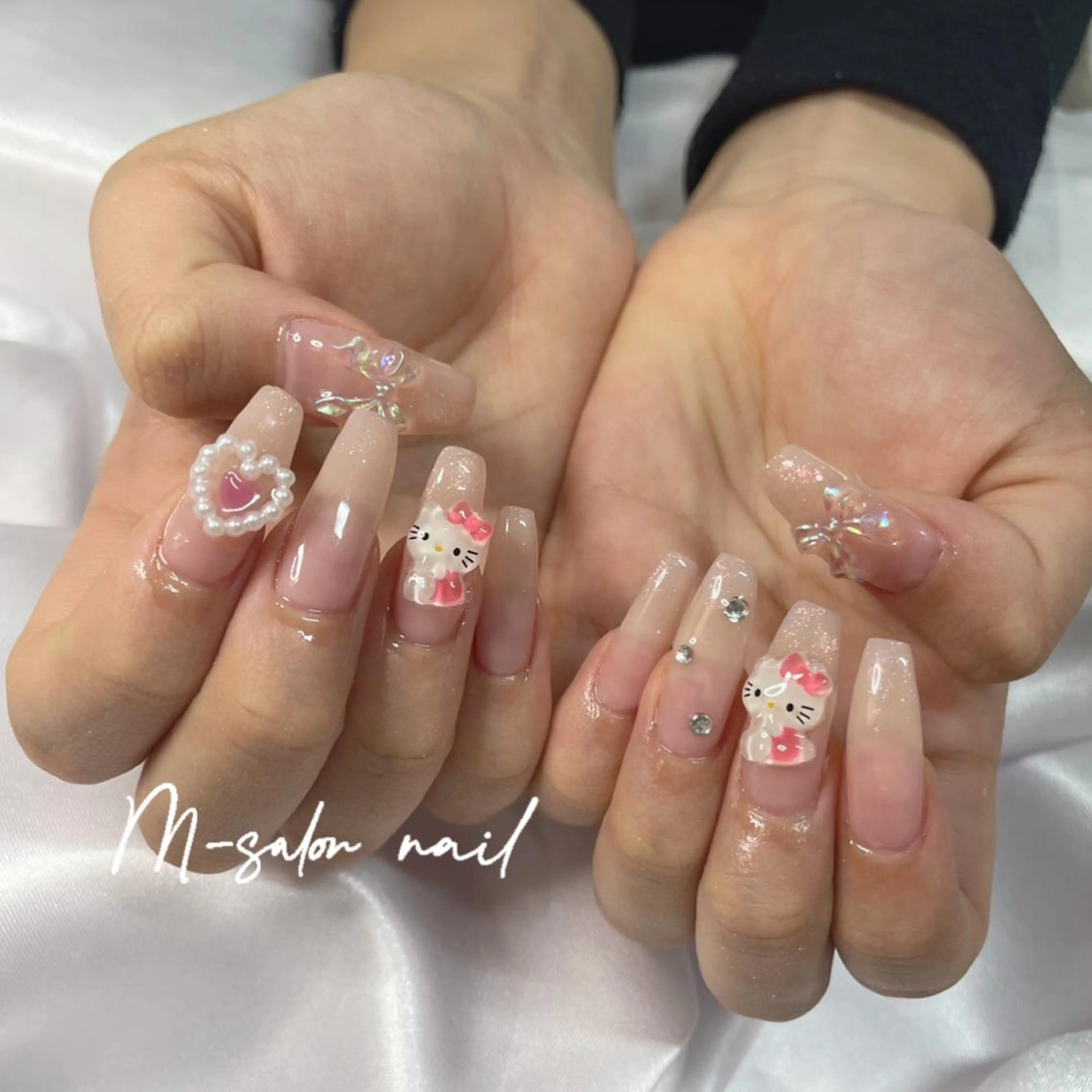 ネイル ハンドネイル 韓国/網紅/パーツ M-salonのネイルデザイン