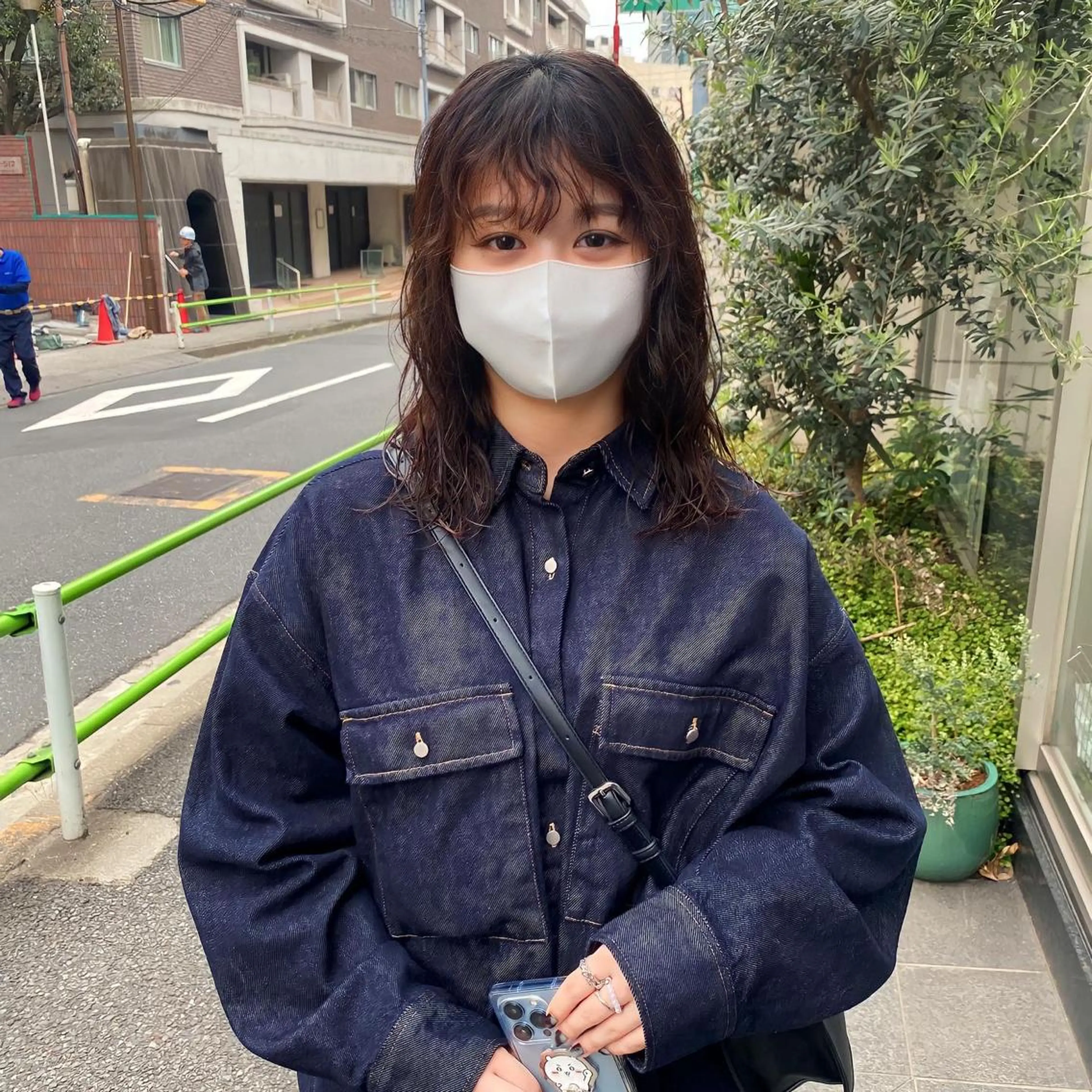 ミディアム パーマ 低ダメージパーマ ケアパーマ/武田明大のヘアスタイル