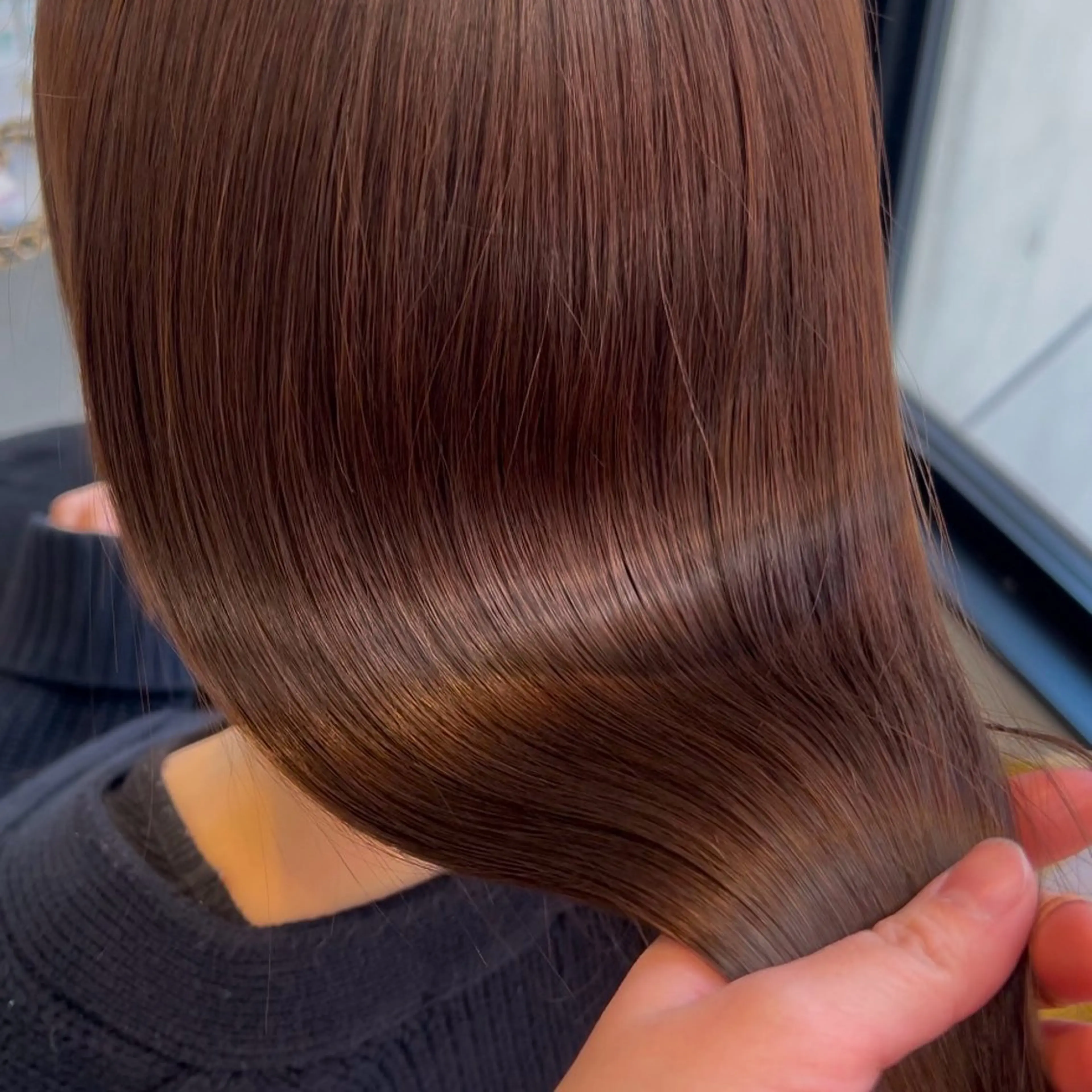 ロング トリートメント カコ/レイヤーカット ヘアアレンジのヘアスタイル