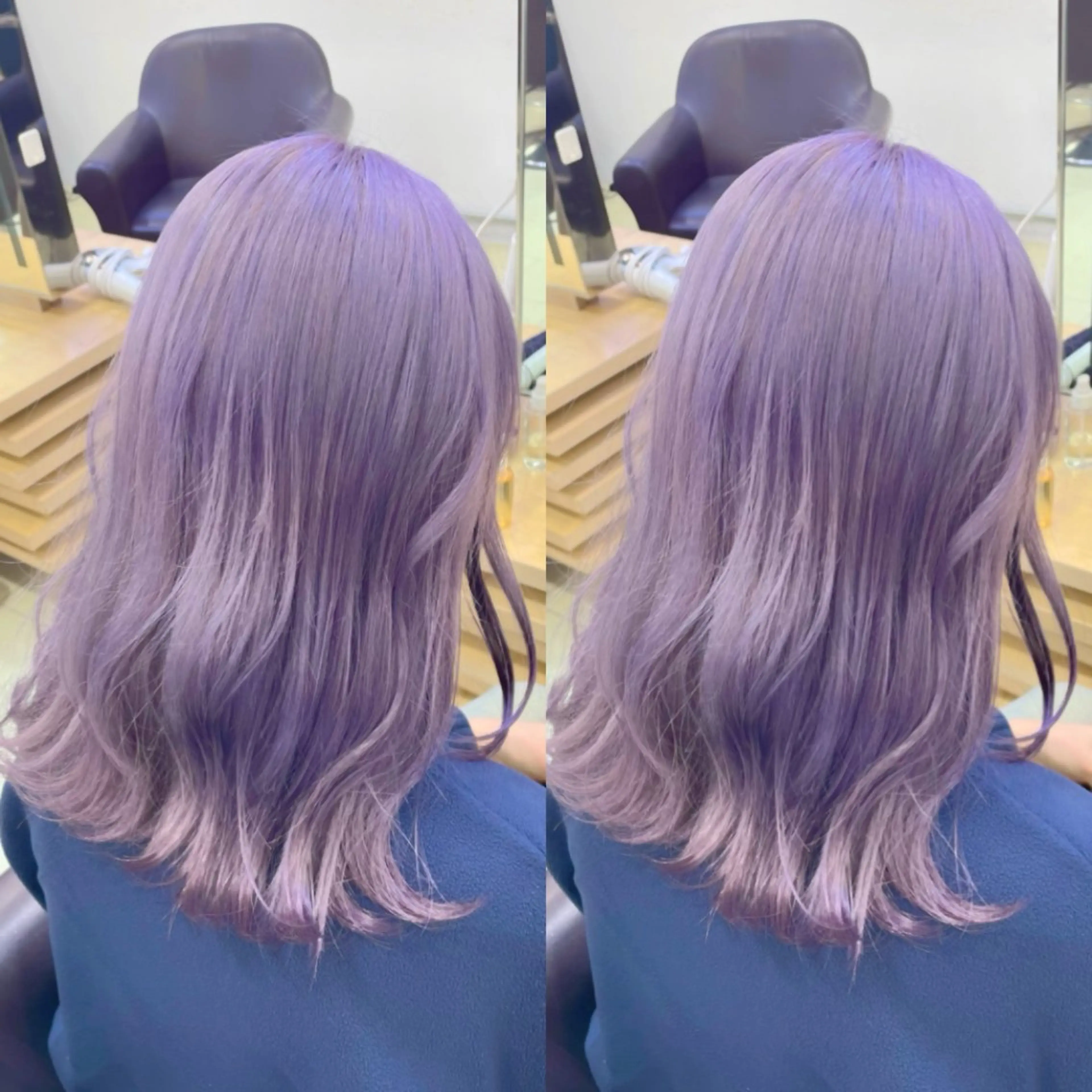 セミロング ヘアカラー 艶髪カラー🫧 髪質改善🪽萩原のヘアスタイル