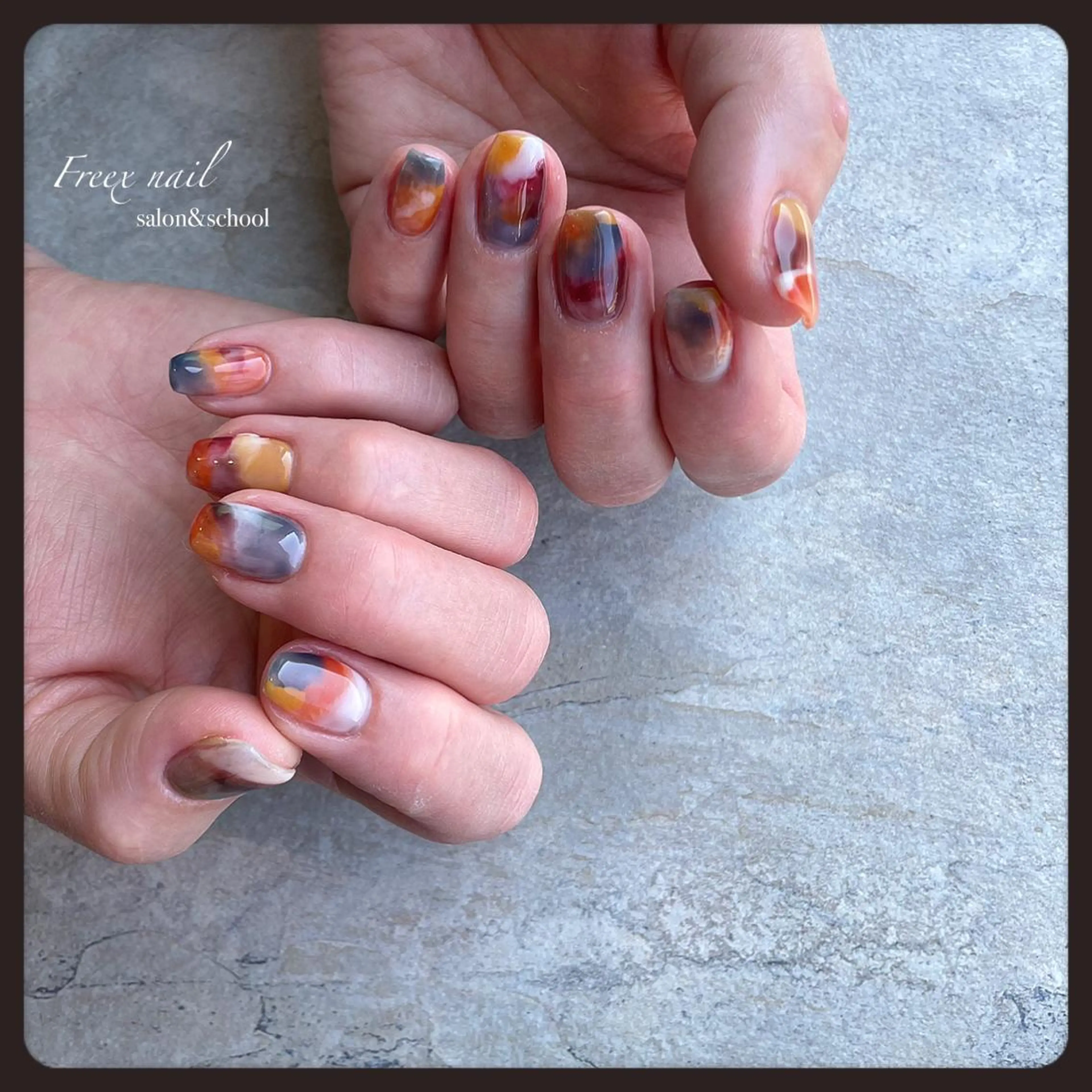 ネイル ニュアンスネイル ハンドネイル ハンドケア freex nail /ニュアンス/個性派のネイルデザイン