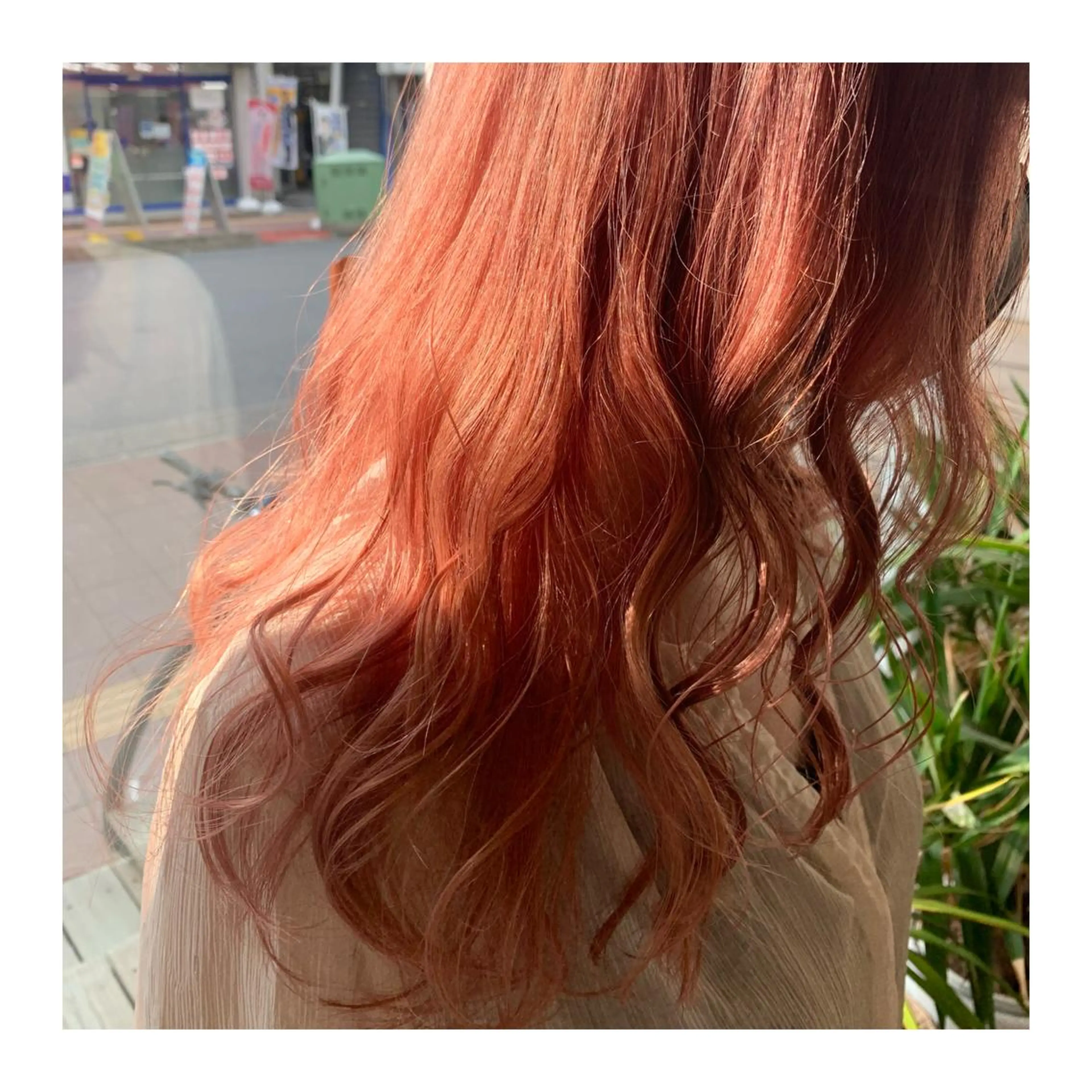 ロング カラー ヘアカラー トリートメント あべ ゆうかのヘアスタイル