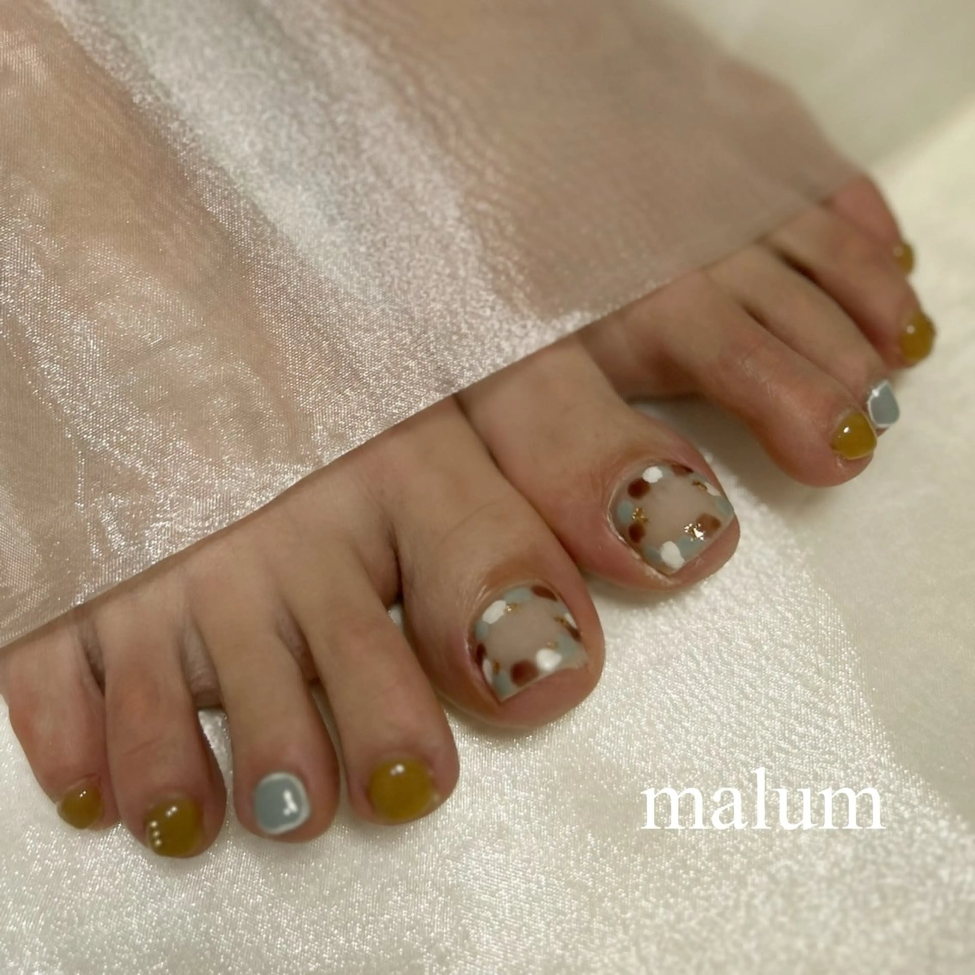 ネイル フットネイル malum nailのネイルデザイン