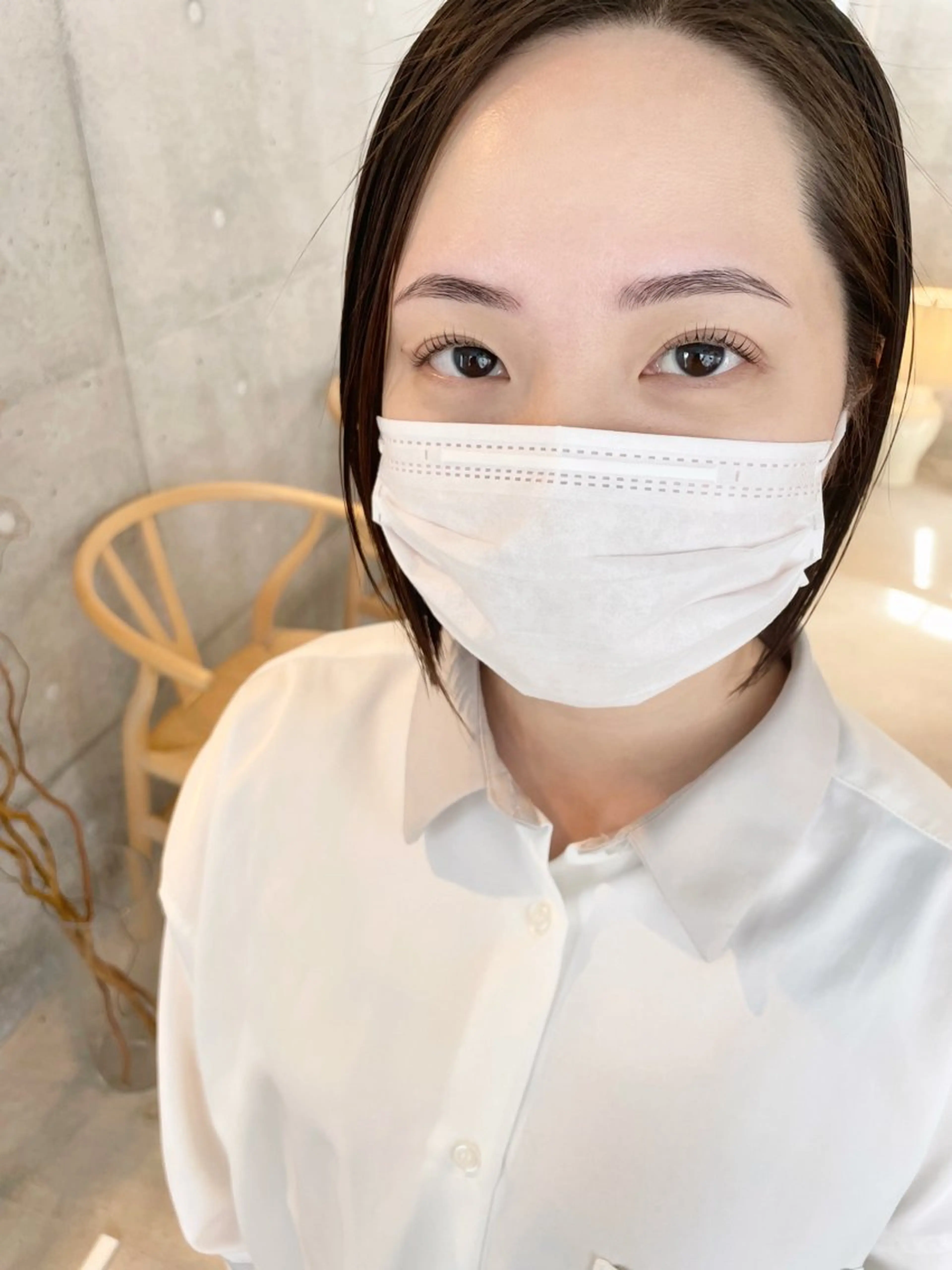 マツエク・マツパ 一重×まつ毛パーマ アイブロウが得意◎ 荻野栞のマツエク・マツパデザイン