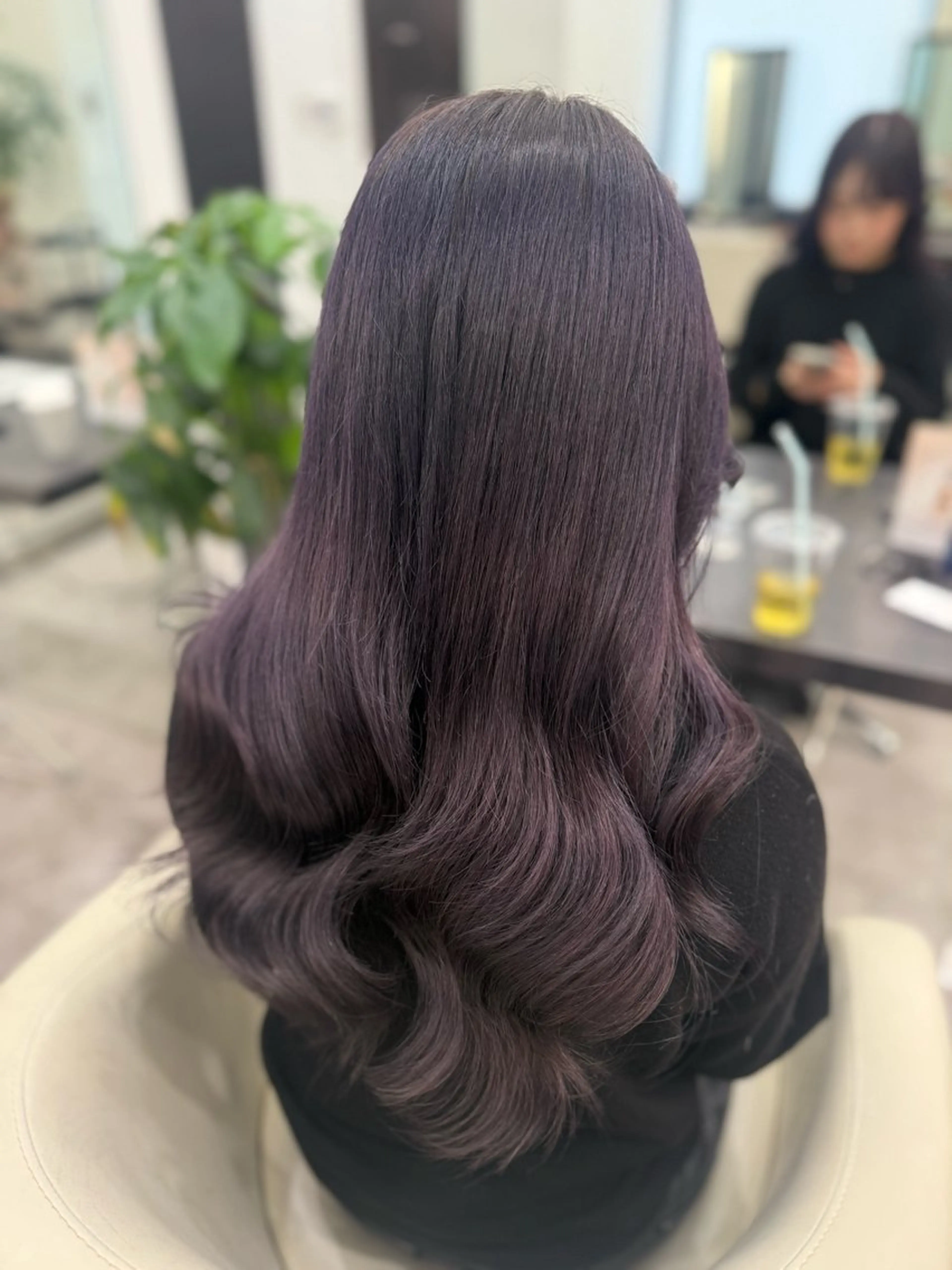 セミロング カラー ベージュカラー ブリーチ ケアブリーチ 透明感カラー デザインカラー ヘアカラー トリートメント 渋谷髪質改善/縮毛 矯正/かすが🪽🫧のヘアスタイル