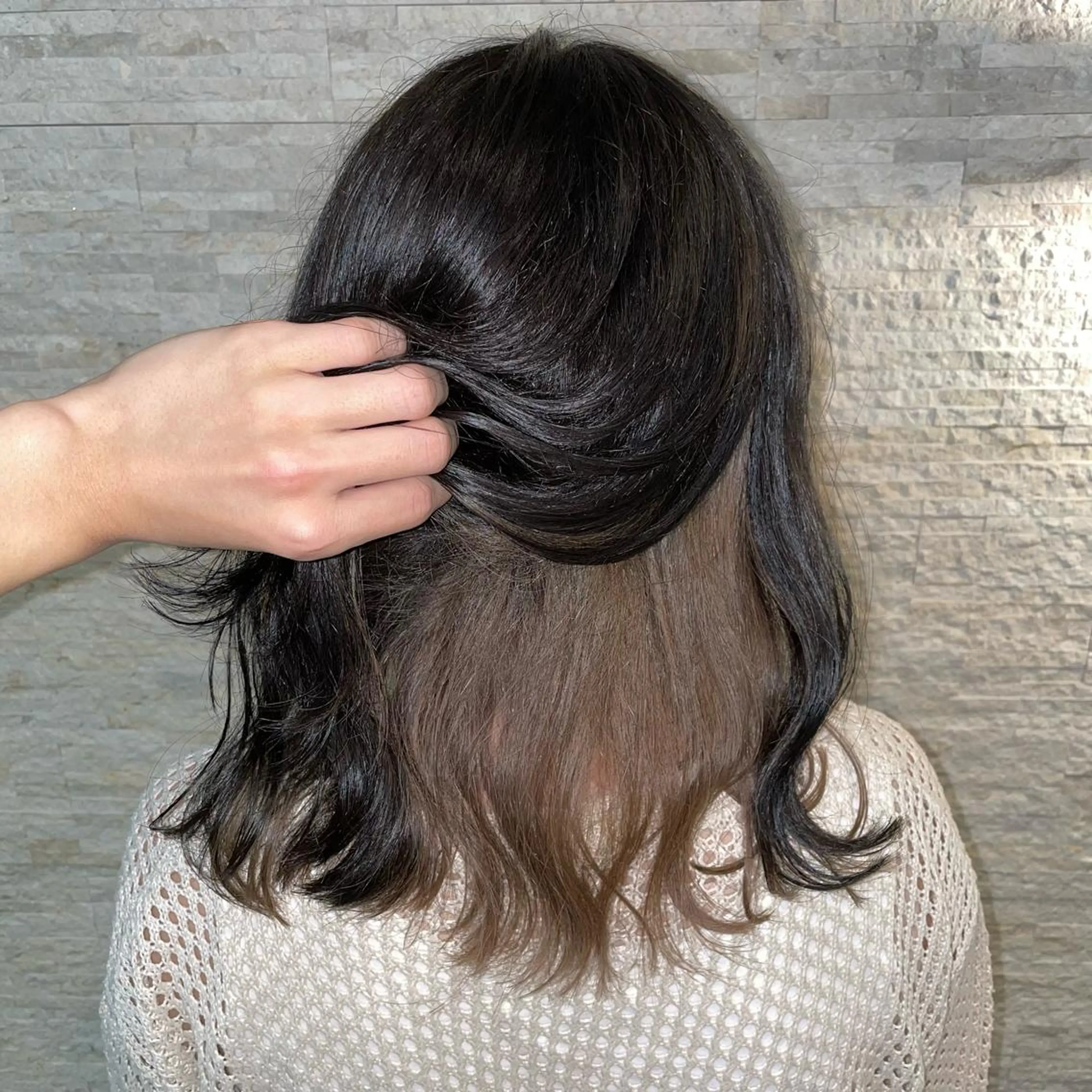 カラー ✄折橋 彩花🐶🍑のヘアスタイル