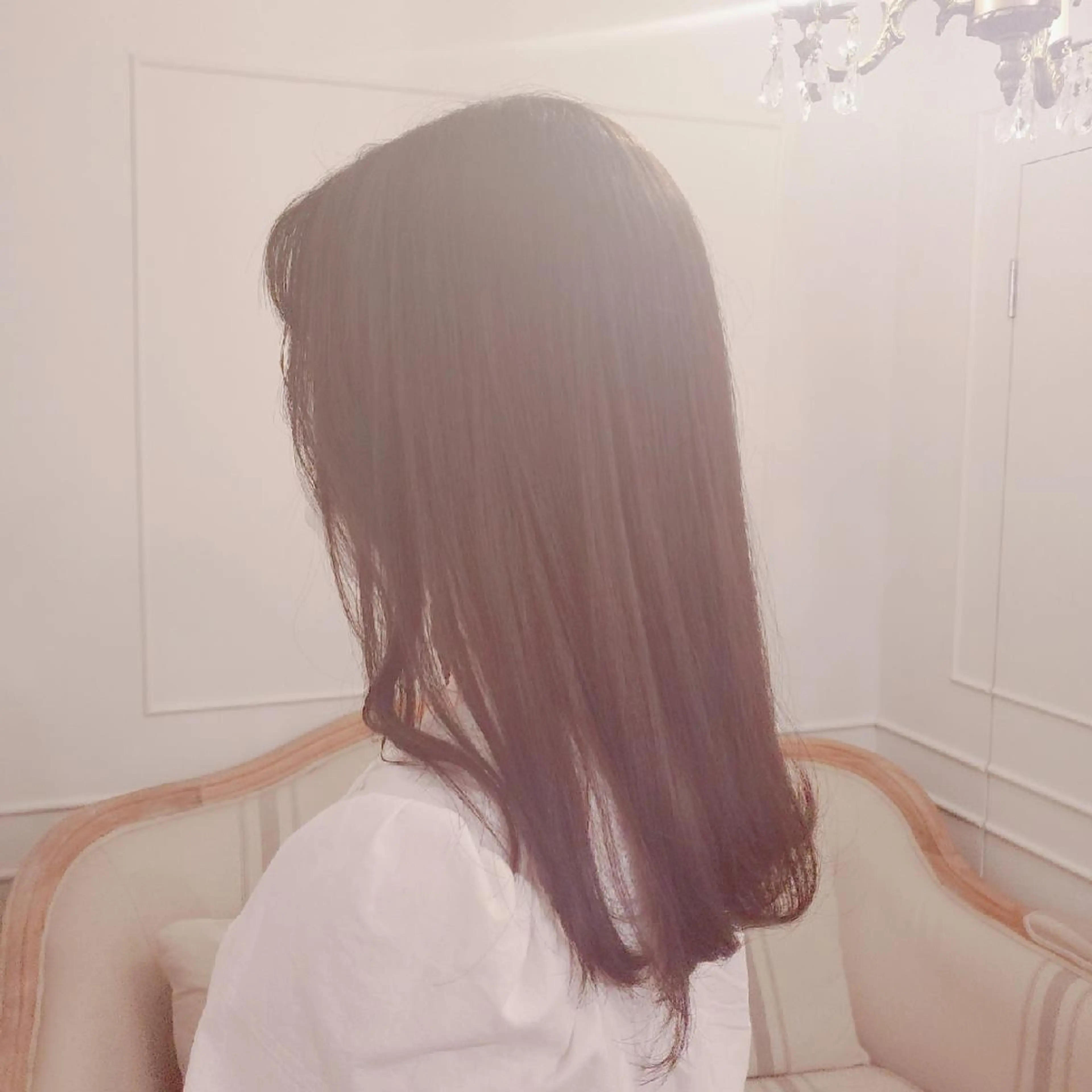 ロング パーマ ヘアアレンジ ストレートパーマ トリコヘアサロン 新井千智のヘアスタイル