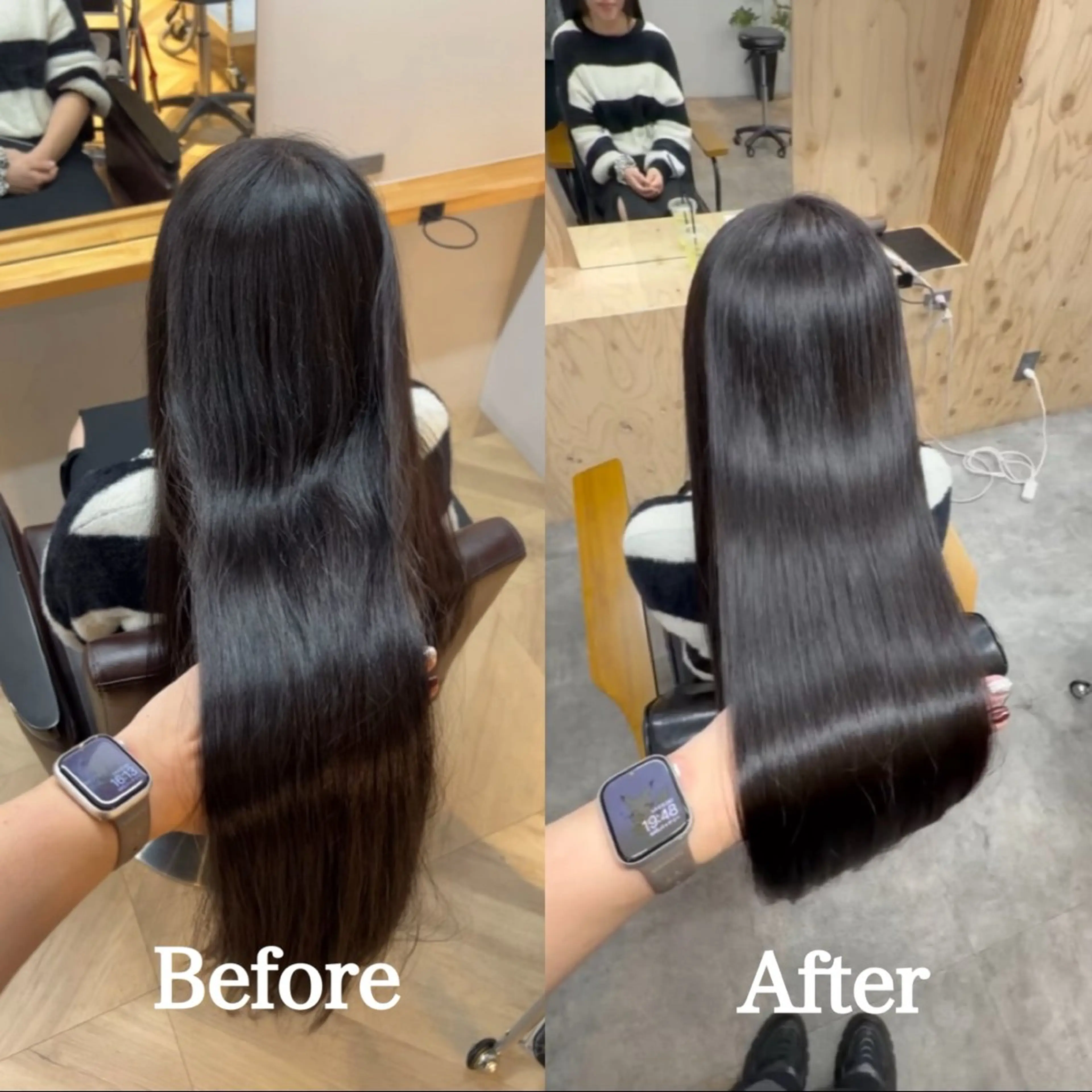 ロング 縮毛矯正 縮毛矯正 トリートメント 縮毛矯正/髪質改善 /nuup岩田のヘアスタイル