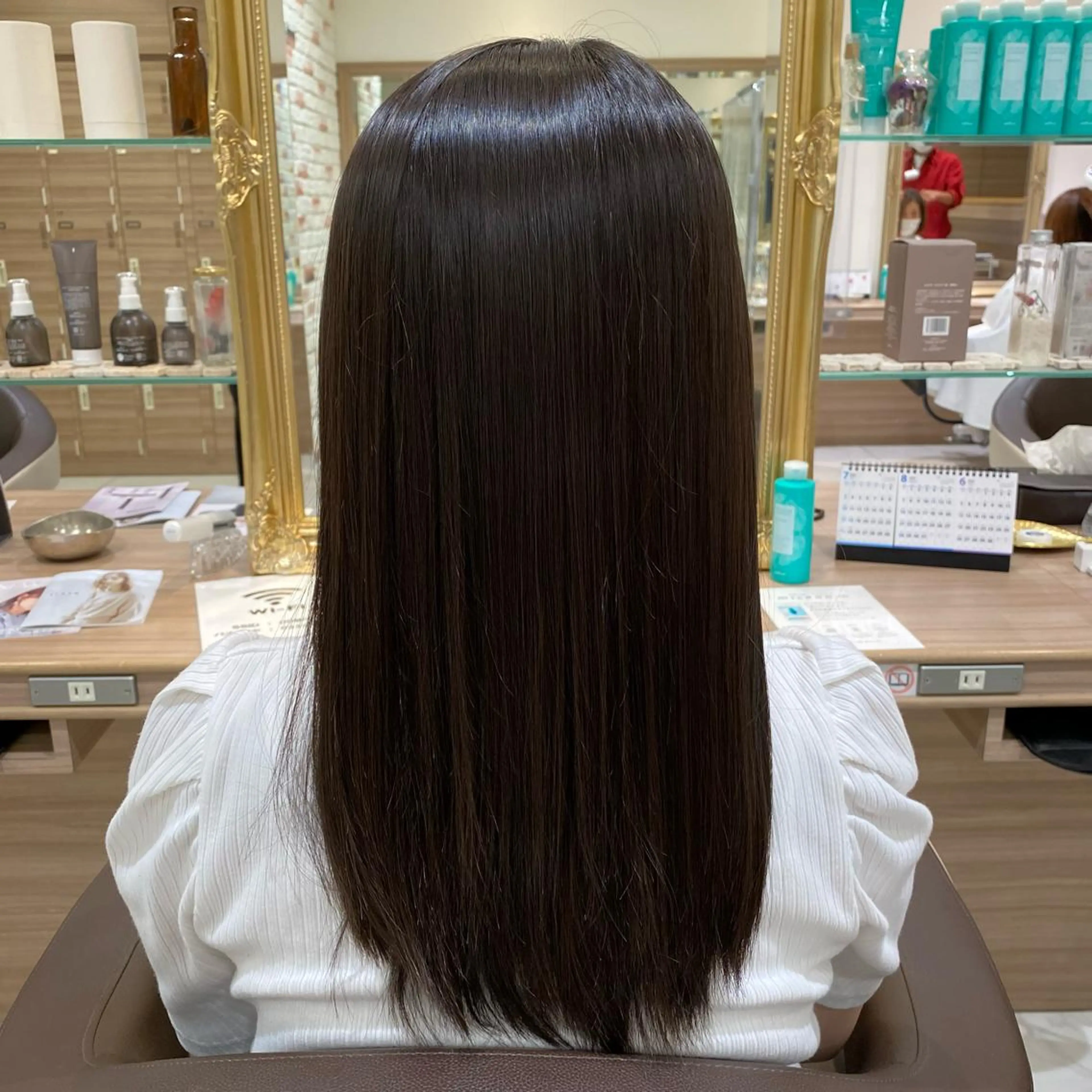 ロング カット 縮毛矯正 トリートメント ✨美髪／縮毛矯正 講師 ／塚田健✨のヘアスタイル