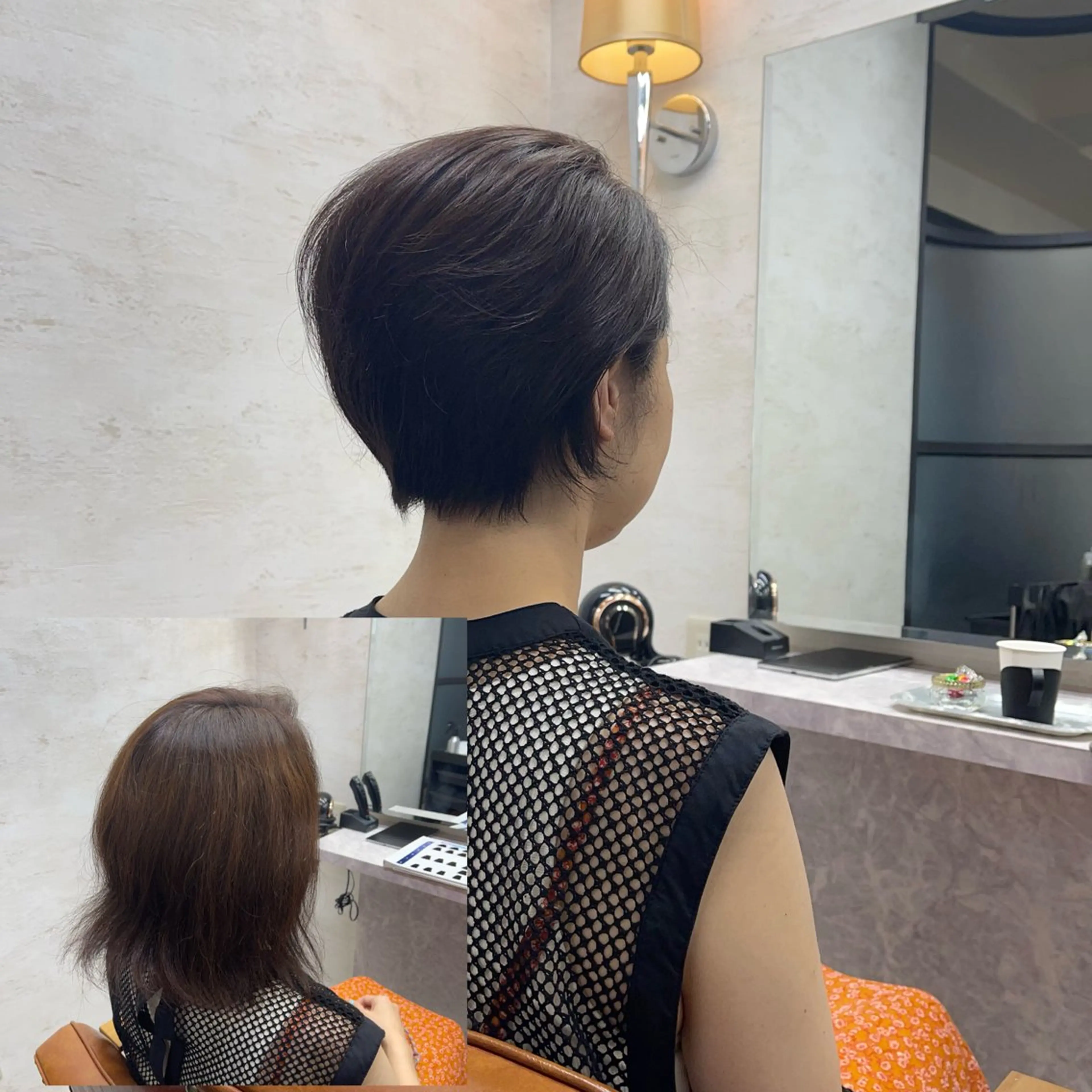 ショート カラー 黒崎 勝巳のヘアスタイル