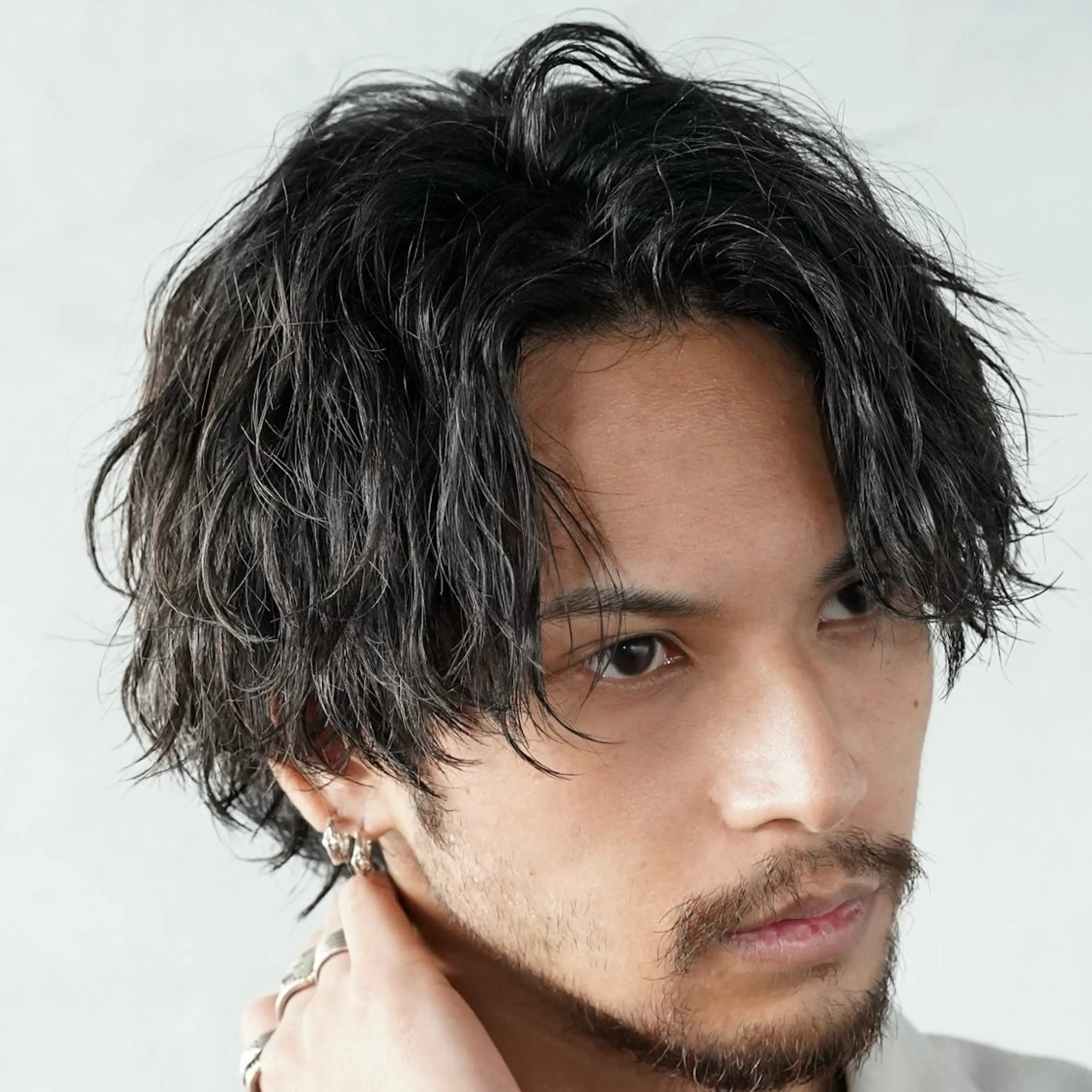 ショート パーマ メンズ カット パーマ 丸山 哲史のヘアスタイル