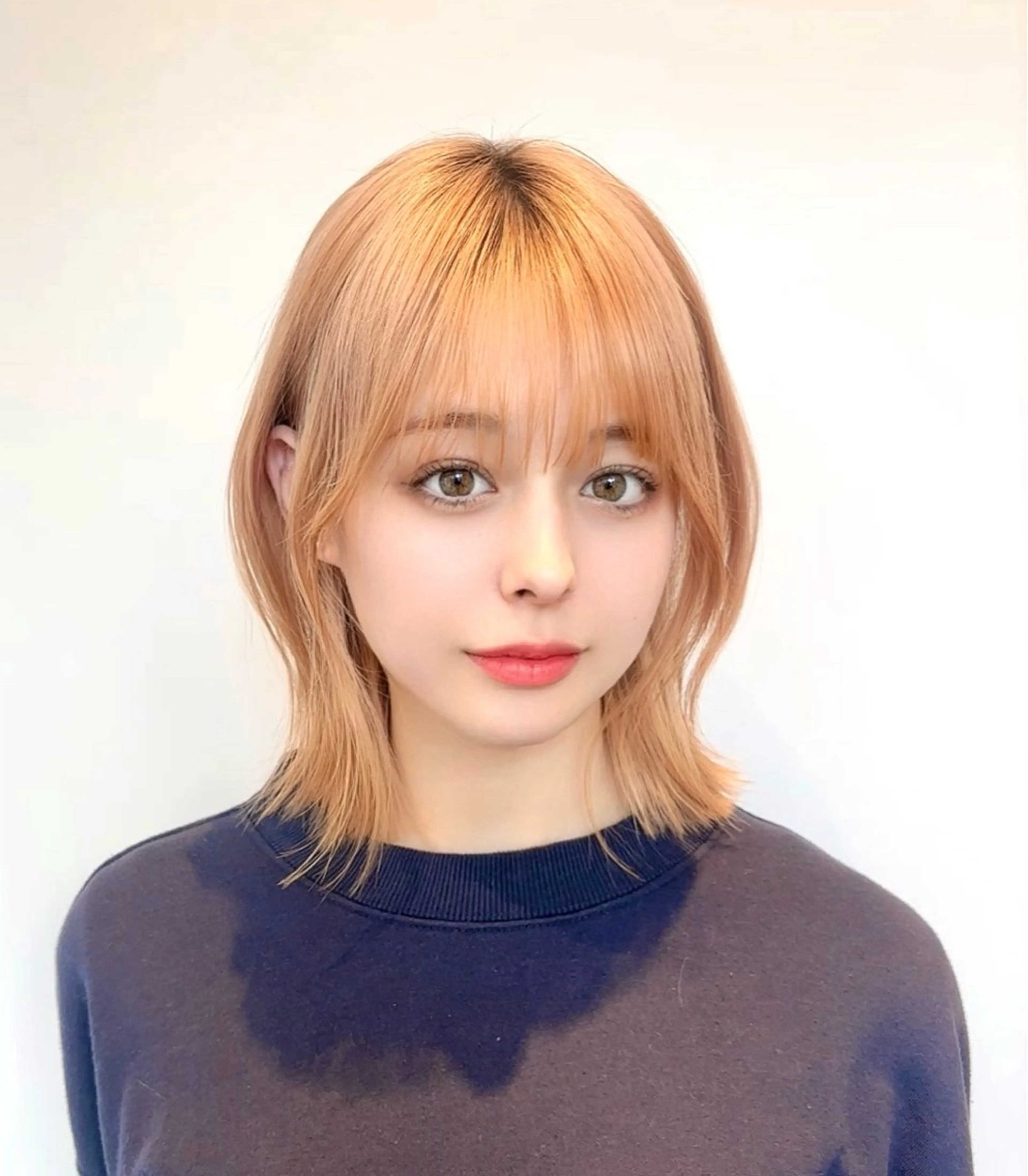 ミディアム カラー ベージュカラー ボブ くびれヘア カット ヘアカラー 🍀本格ヘッドスパ 👑髪質改善🍀英司のヘアスタイル