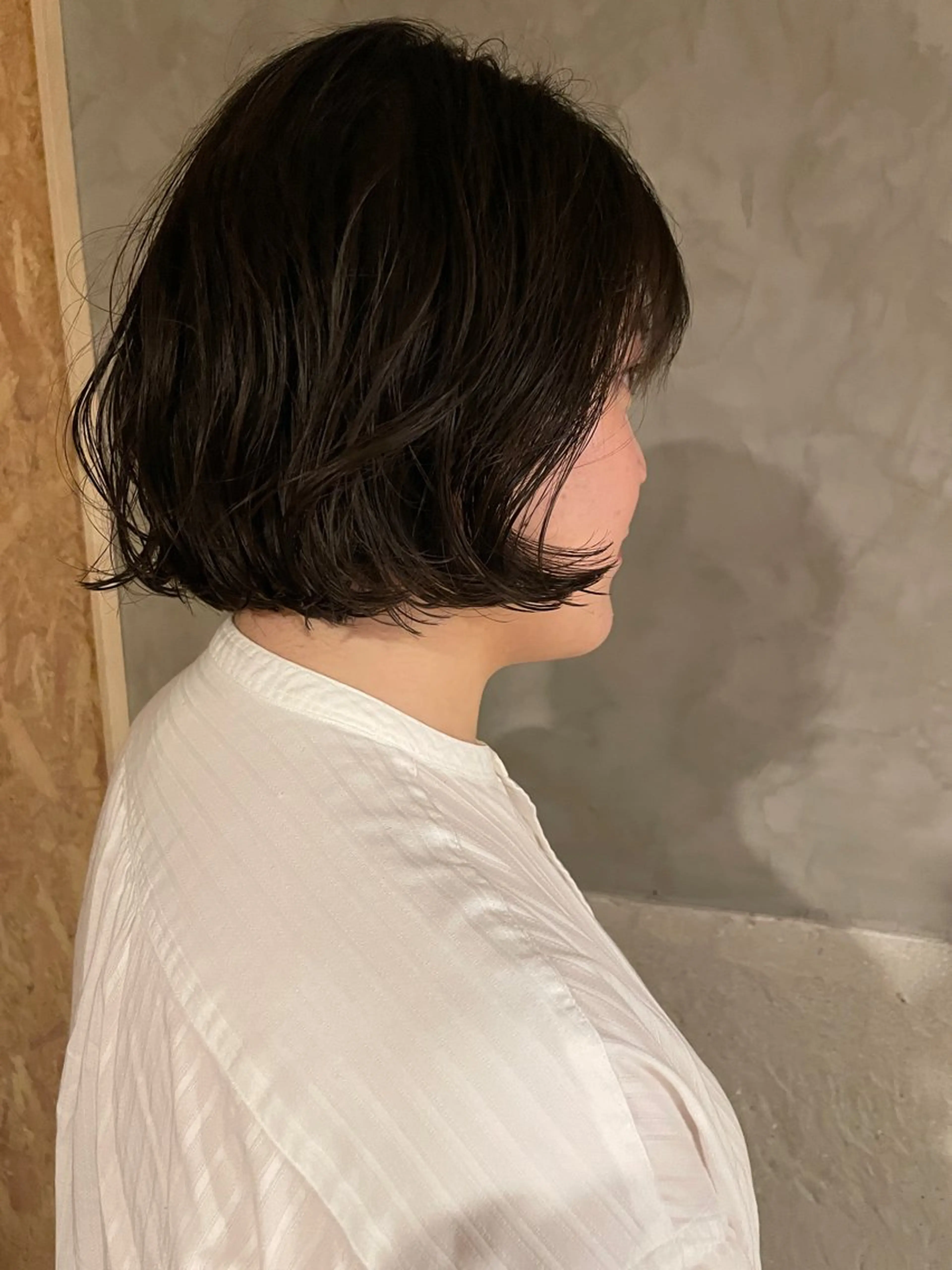 ミディアム パーマ ミディアムパーマ カット パーマ さの あやねのヘアスタイル