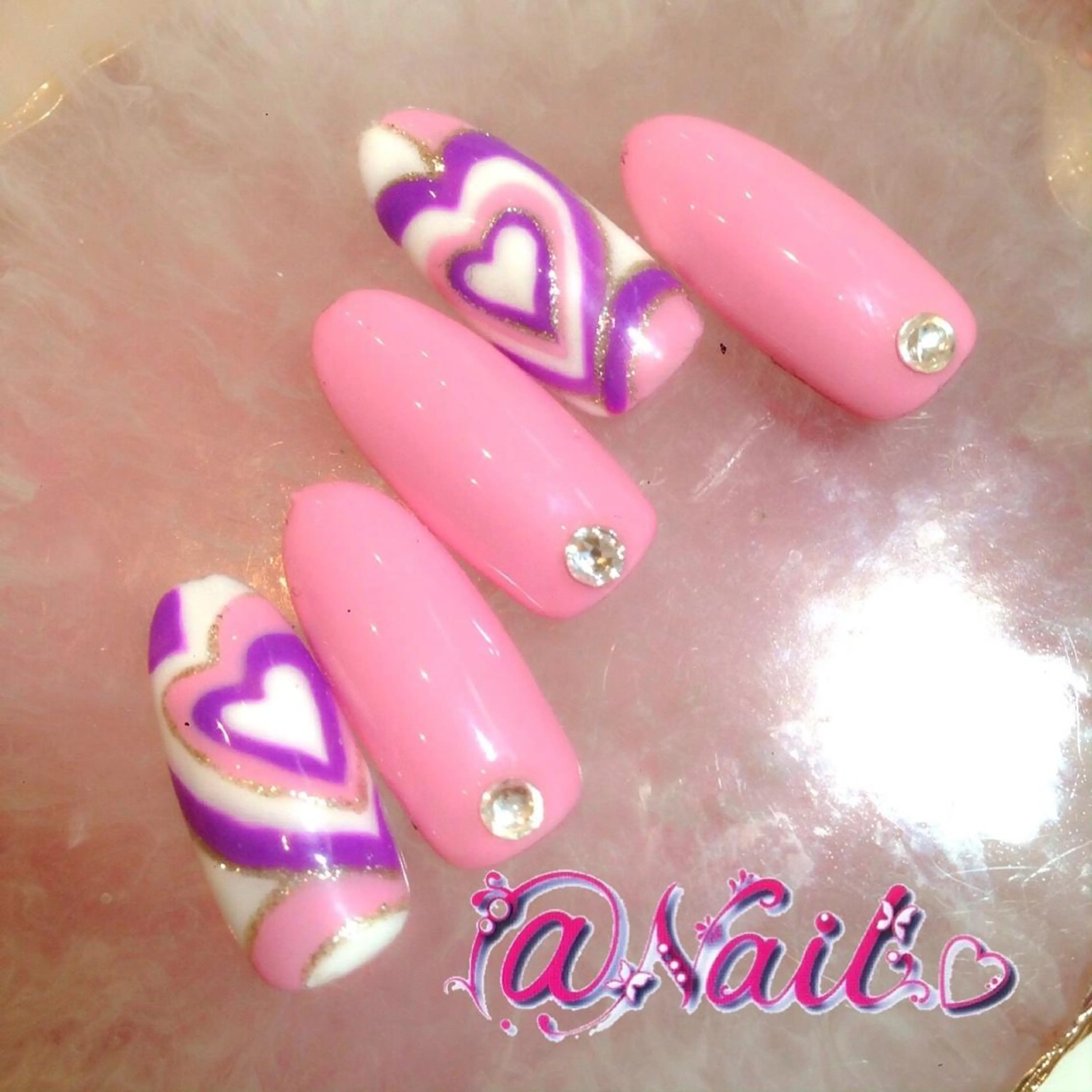 ネイル ネイルチップ 小尾 栞のネイルデザイン