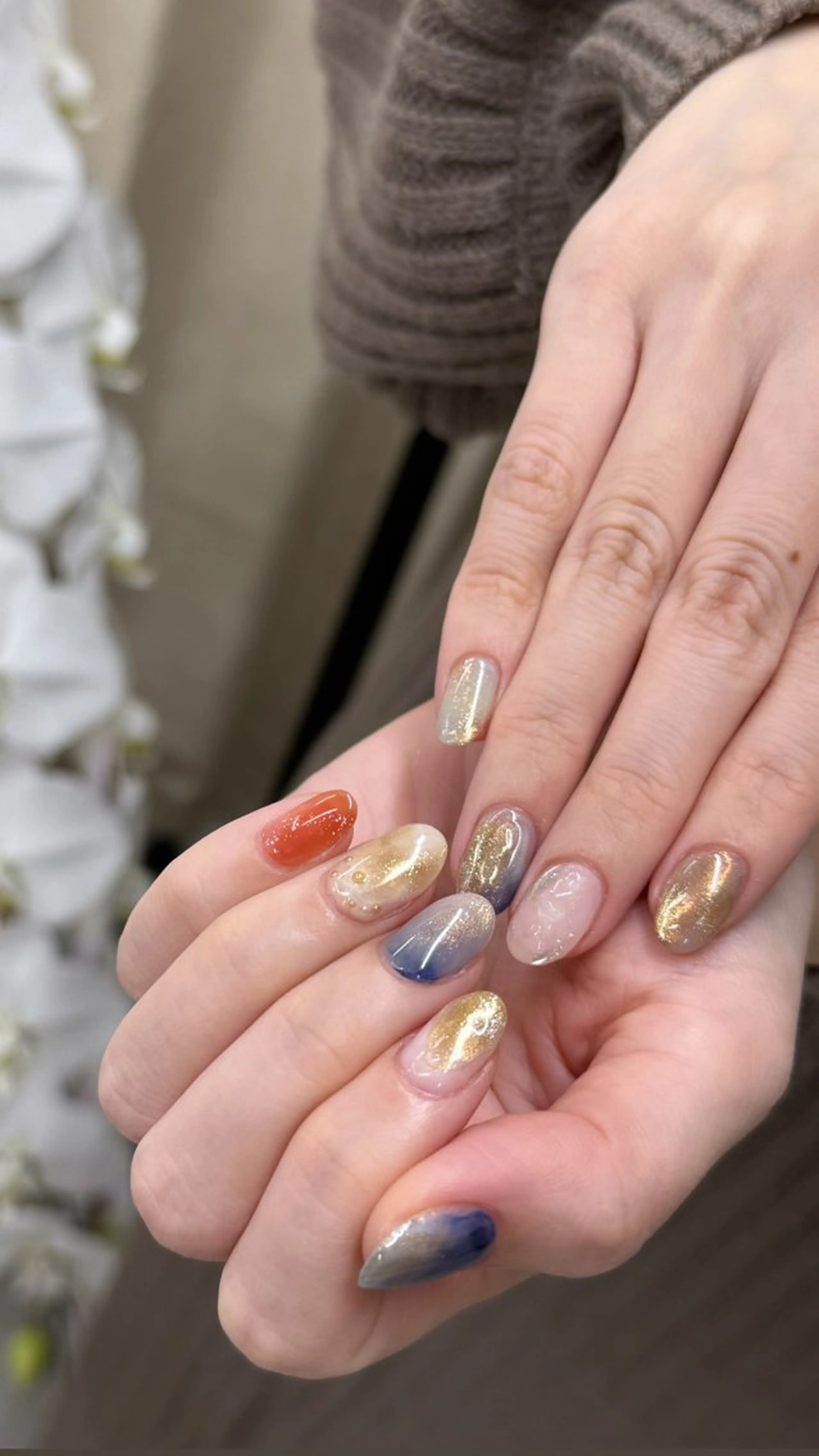 ネイル アートネイル ニュアンスネイル Ihoji Hotaruのネイルデザイン