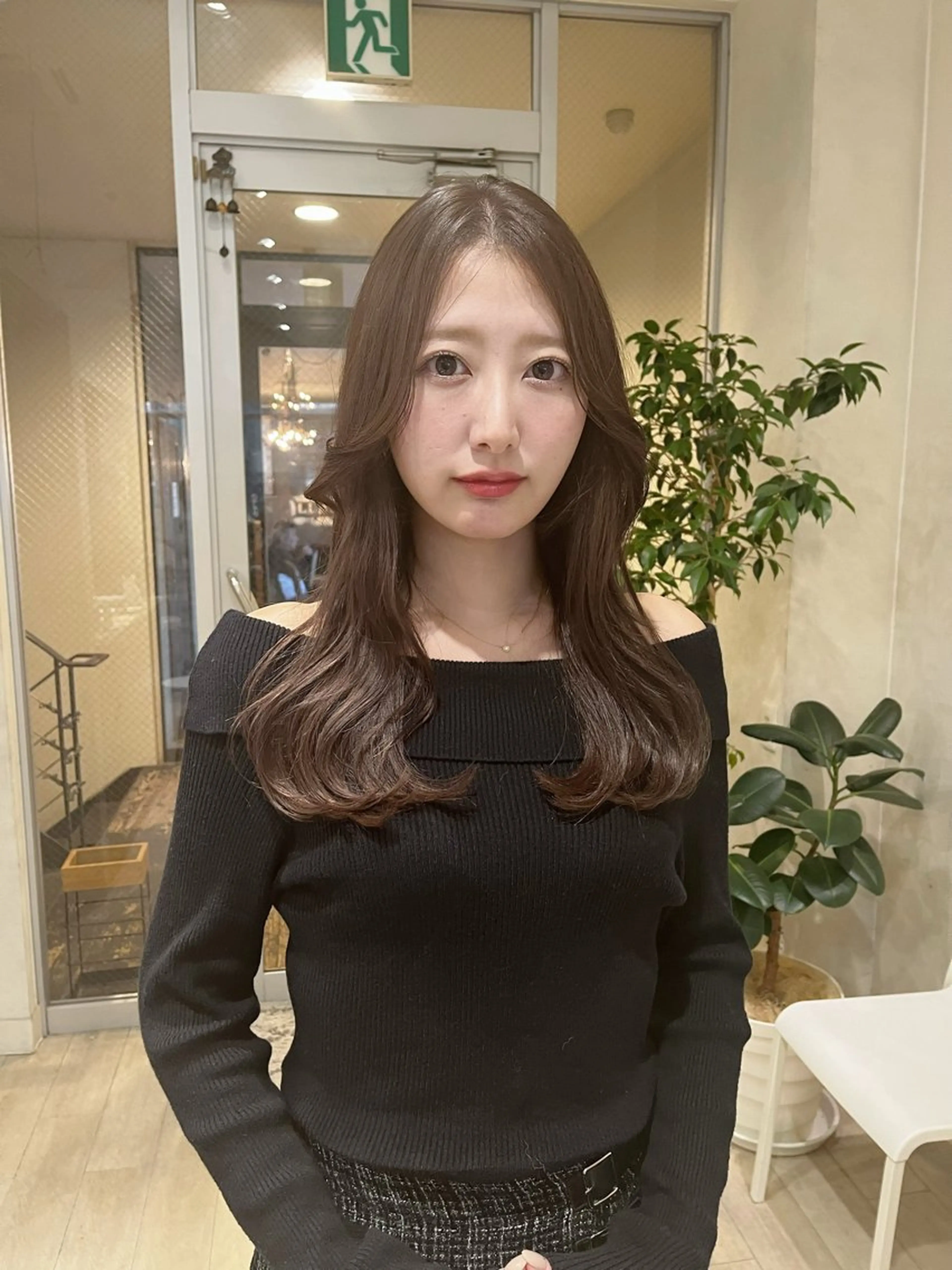 ロング カラー nakahara madokaのヘアスタイル