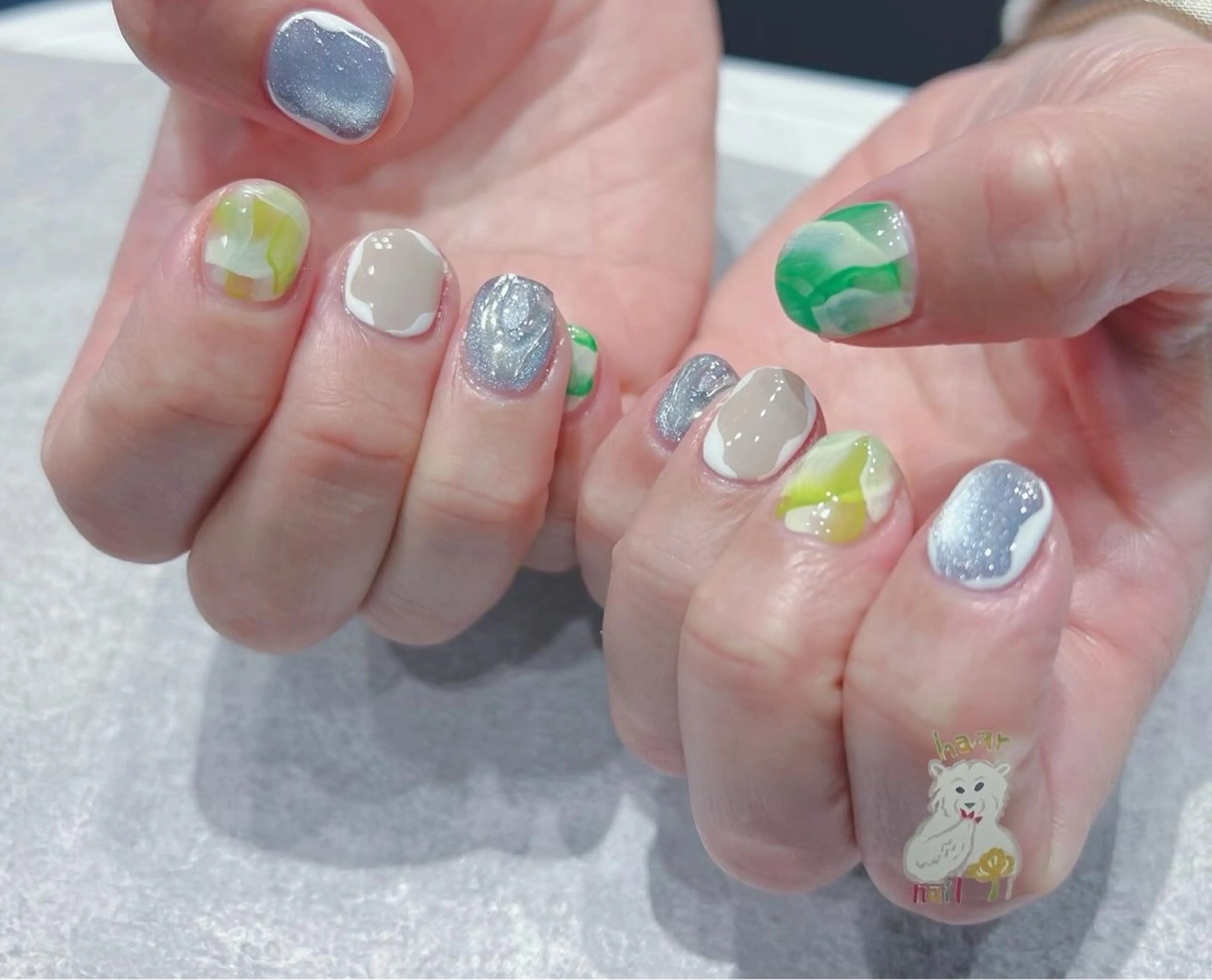 ネイル ハンドネイル 深田 加代のネイルデザイン