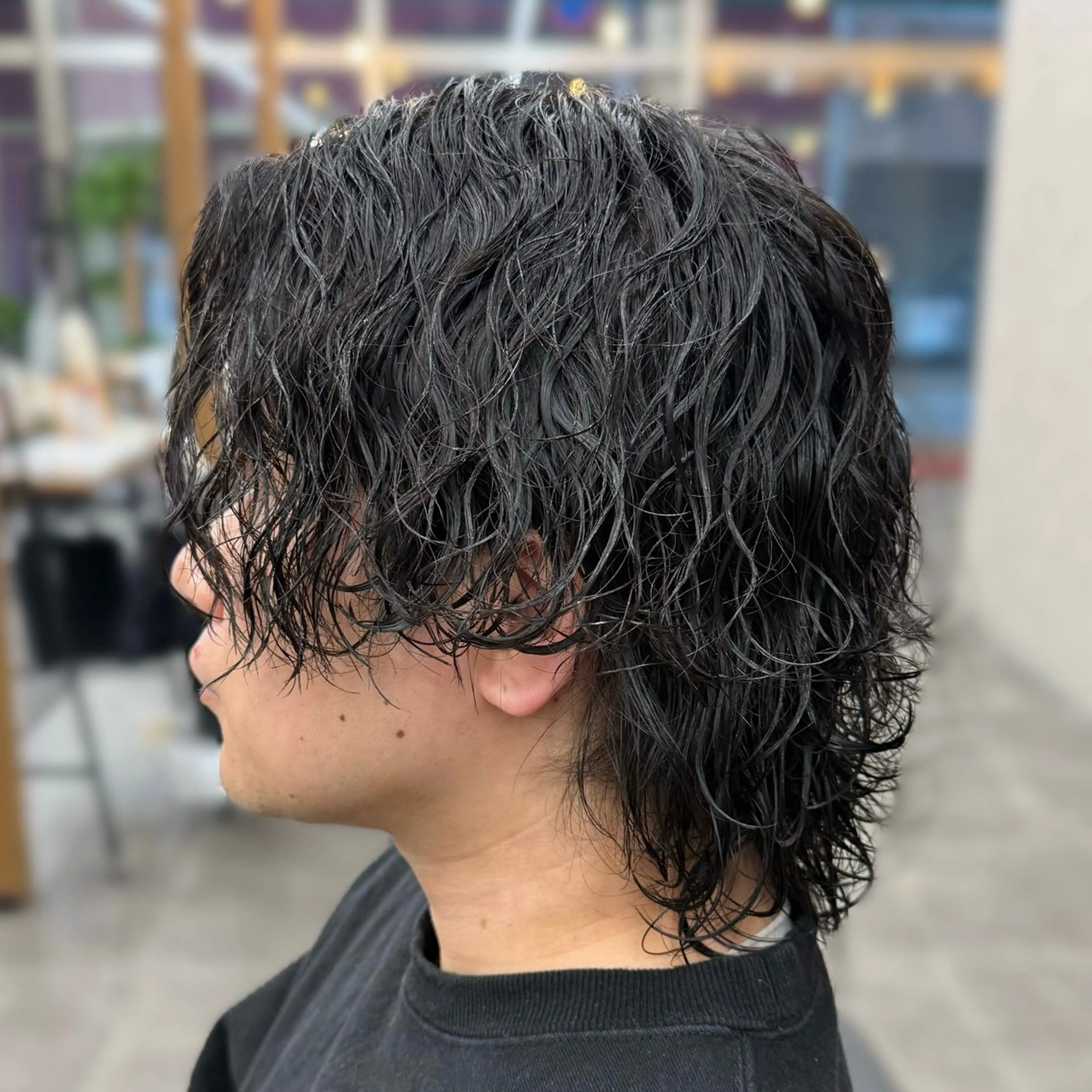 パーマ メンズ メンズパーマ 波巻きパーマ カット パーマ  楓🍁COQU ✂︎men's限定のヘアスタイル