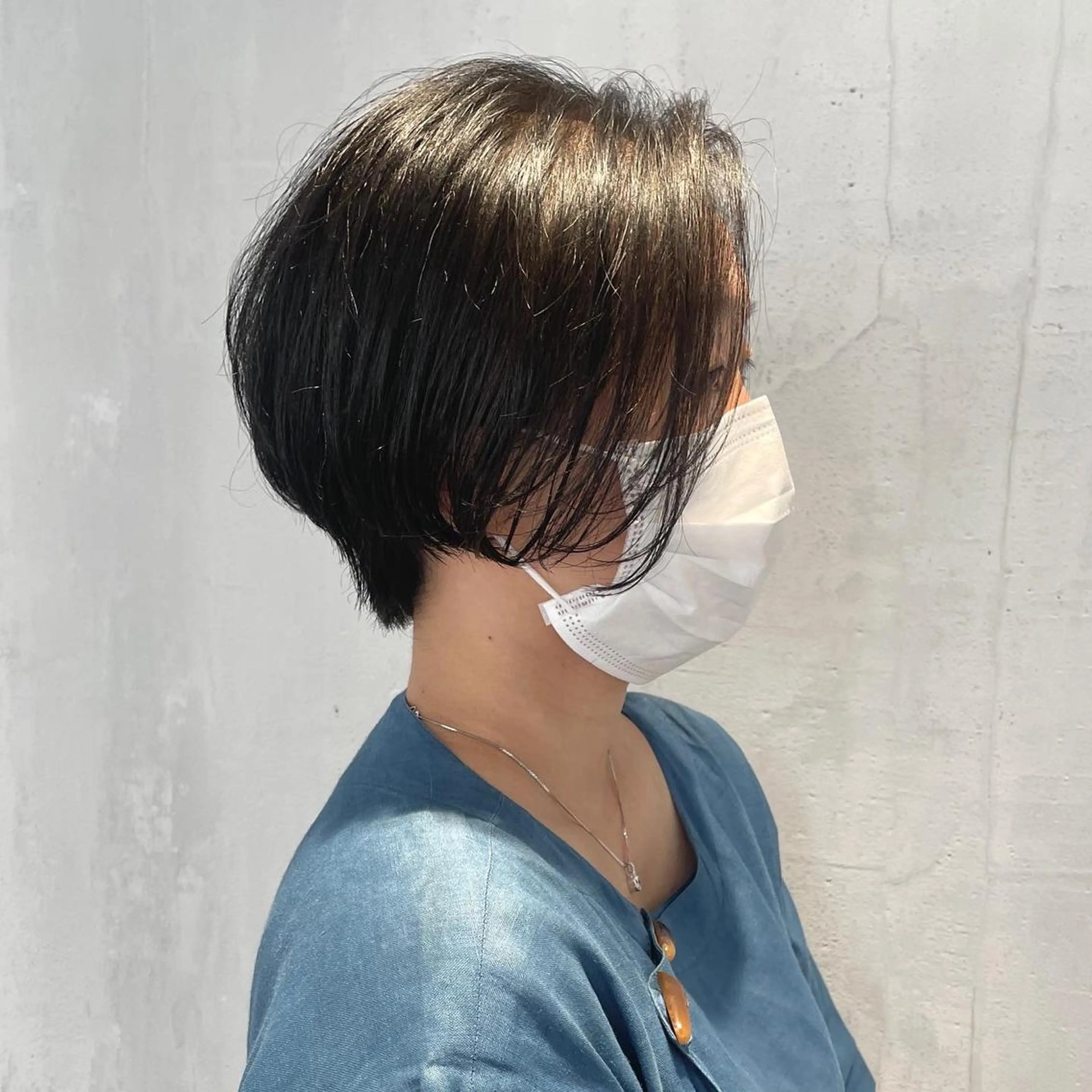 ショート カラー ハイライトカラー 卒業式のヘアスタイル ハイライト ヘアカラー トリートメント DX SHARE SALON所属・matka白髪ぼかし 大人ヘア/KEIKOのヘアスタイル