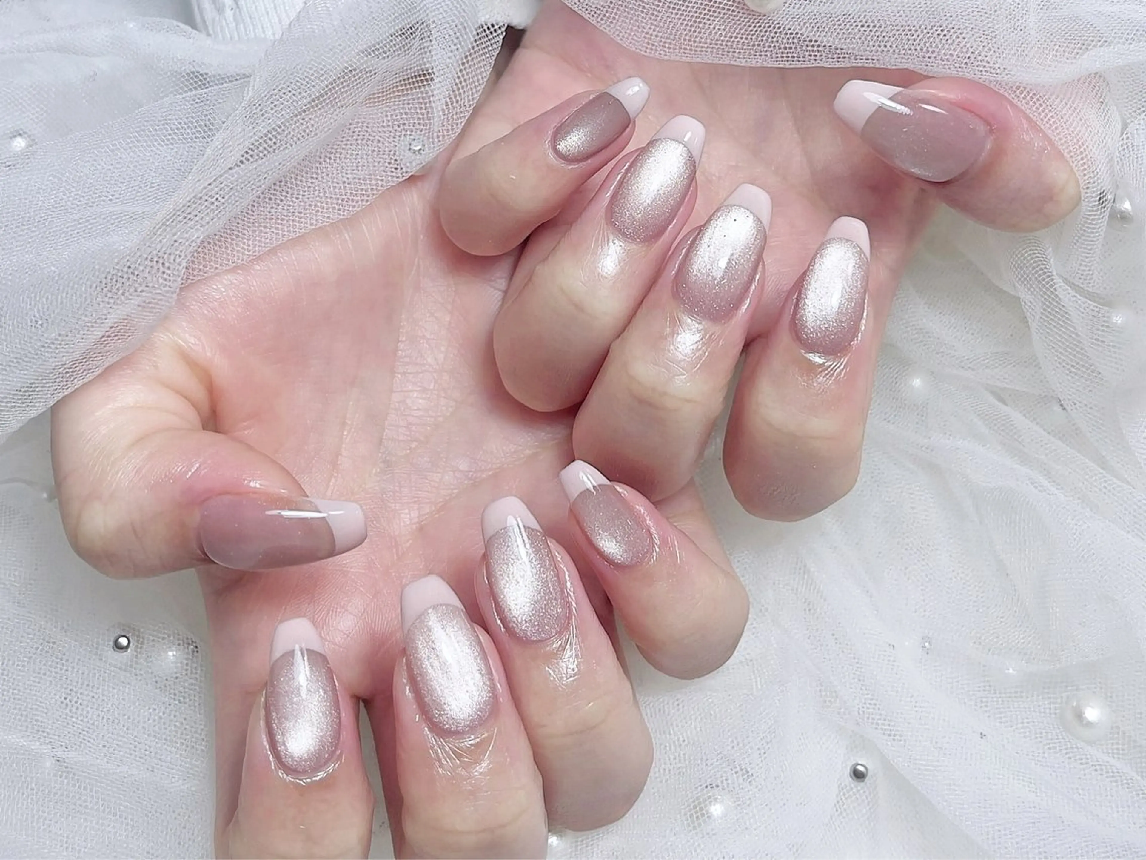 ネイル 𝐲𝐮𝐦𝐢🎀 長さ出しデザイン専門のネイルデザイン