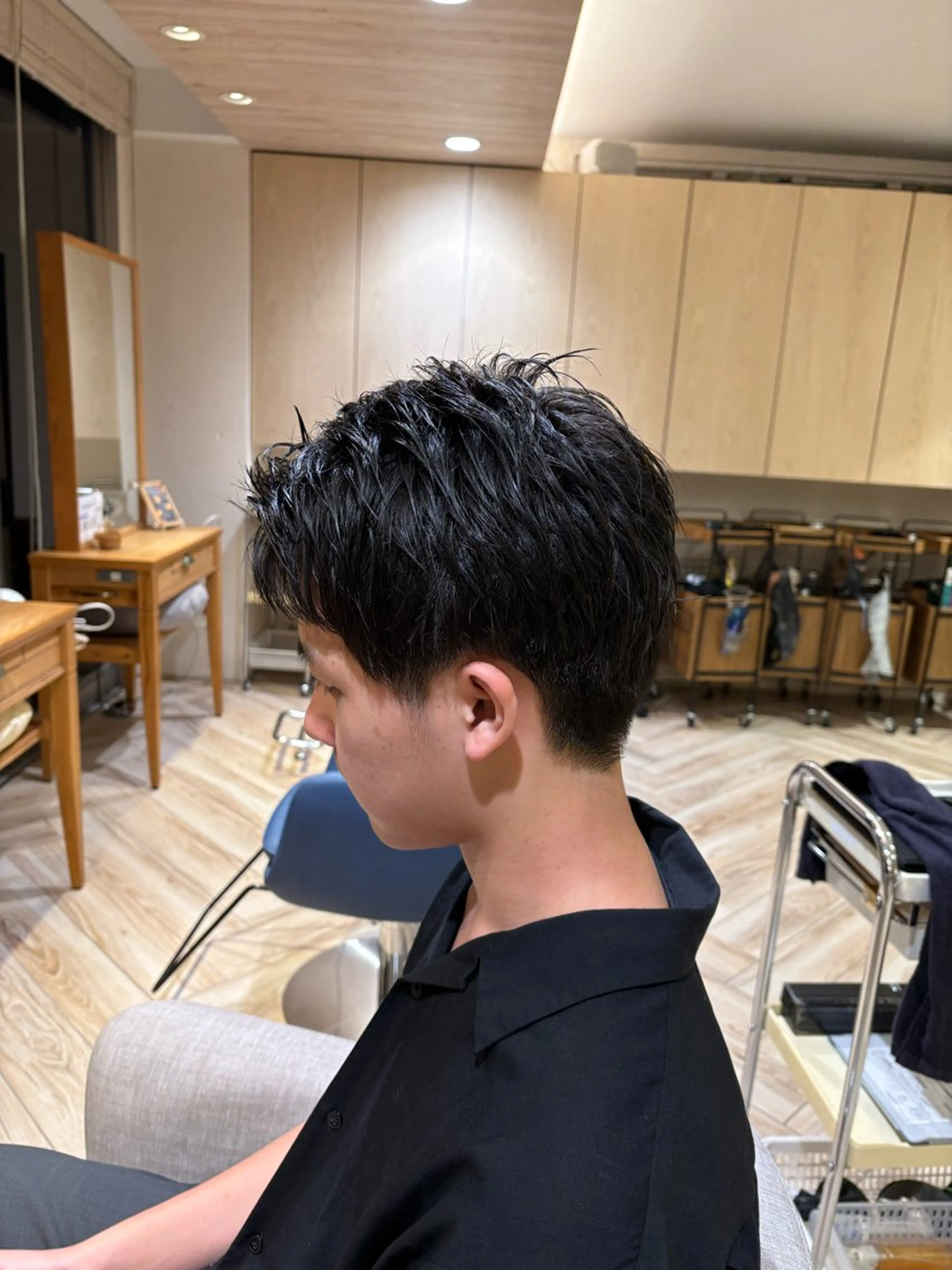 メンズカットモデル《刈り上げあり》の写真