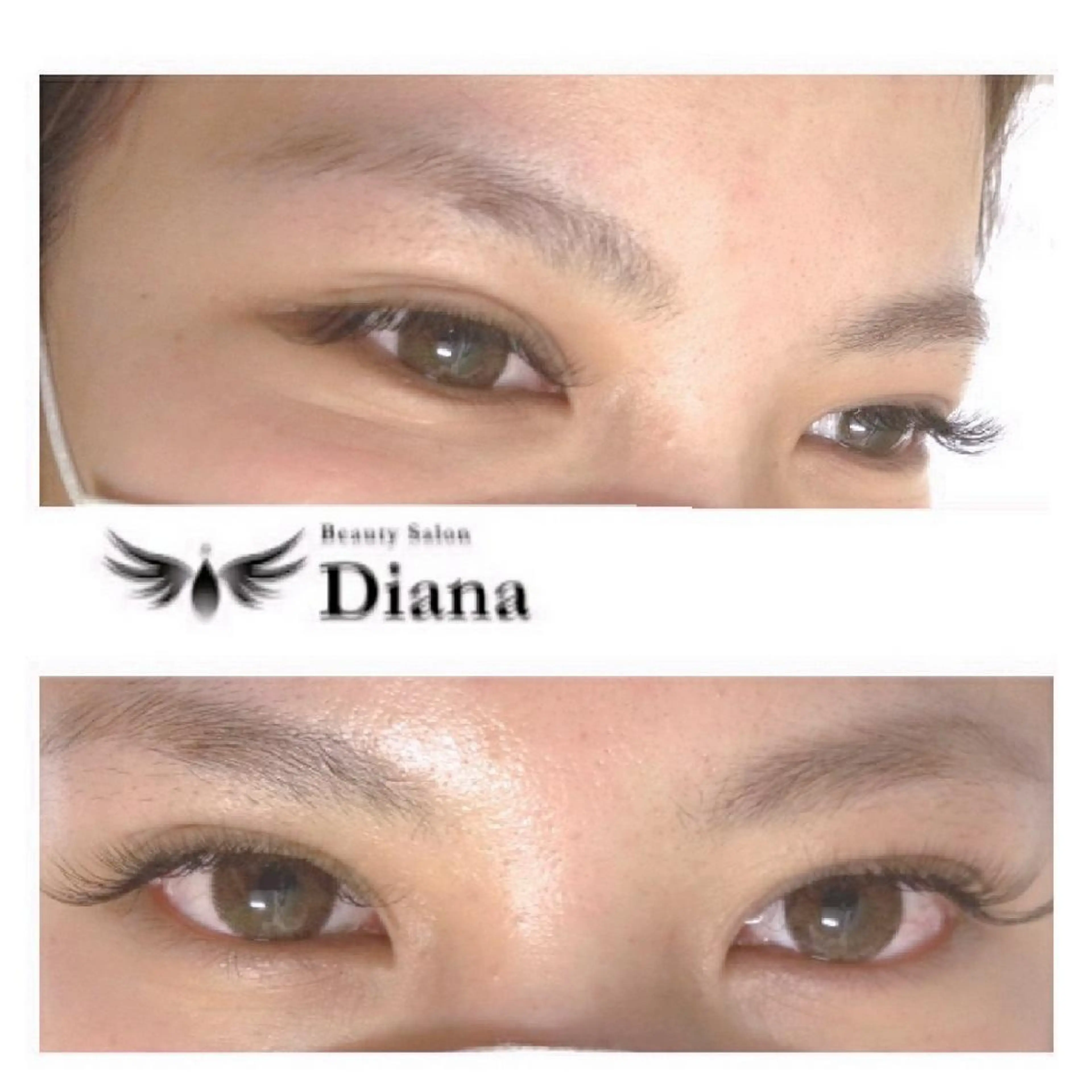 マツエク・マツパ Cカール 目尻長め ディアナ 水戸元吉田店　小林のマツエク・マツパデザイン