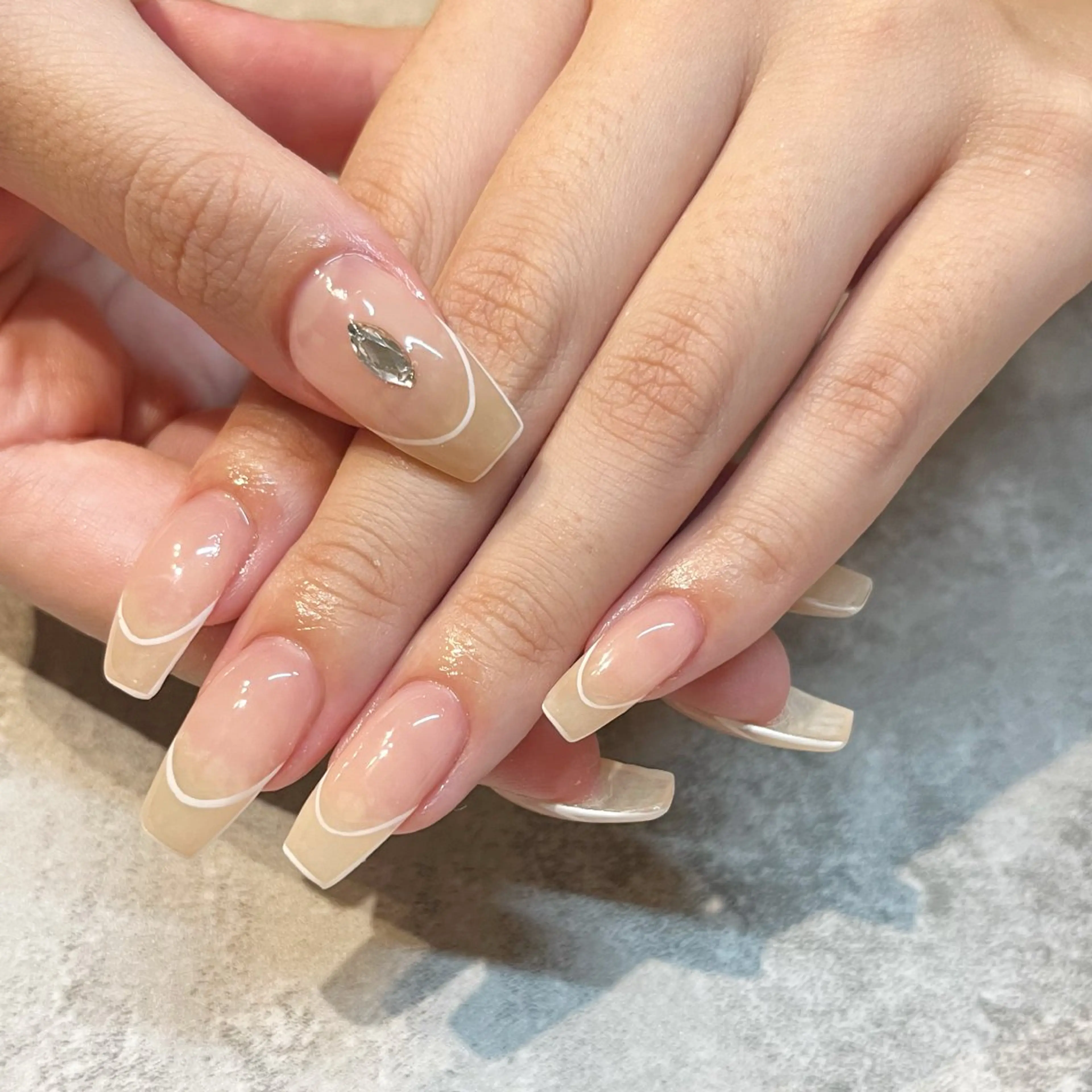 ネイル フレンチネイル Lélia nailのネイルデザイン