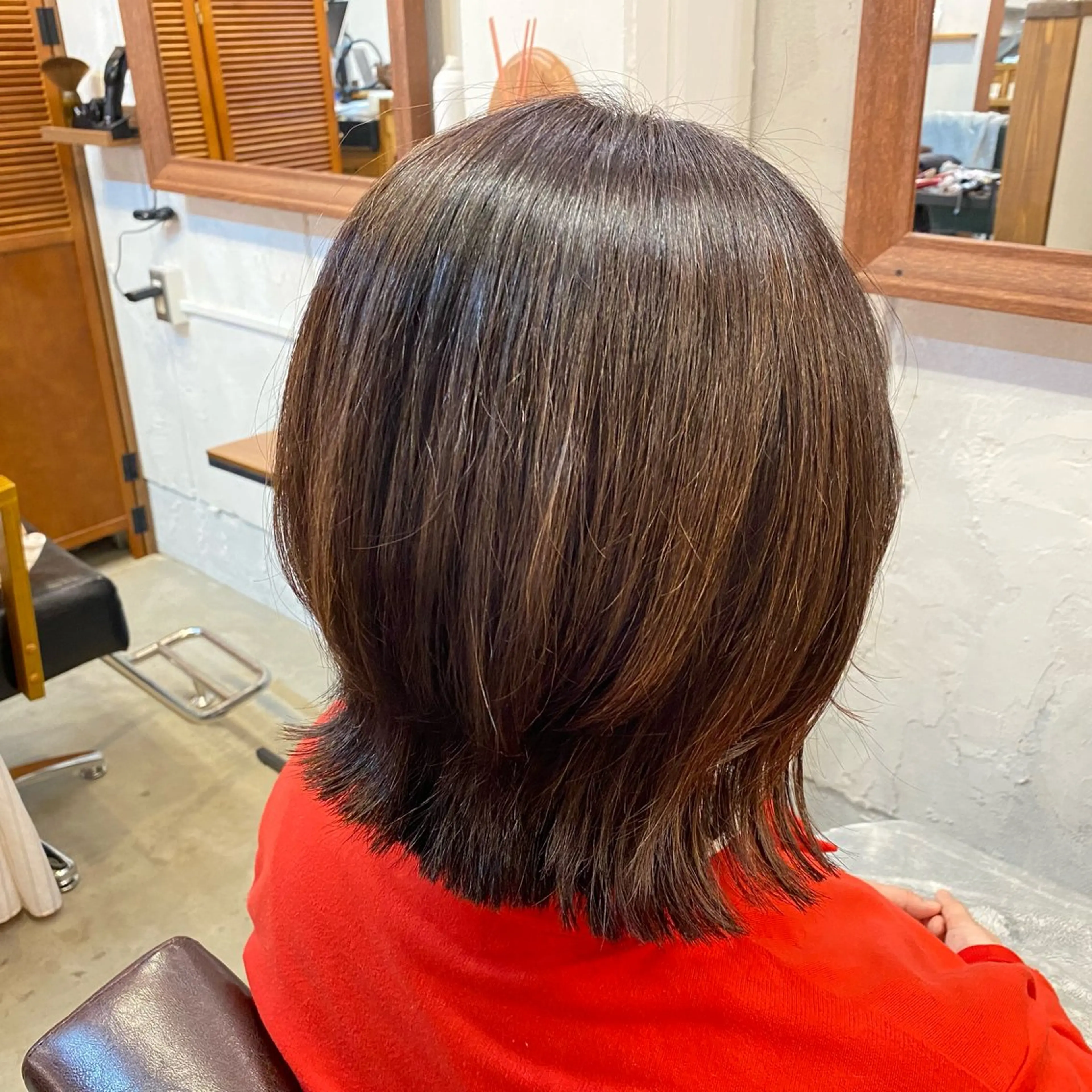 ミディアム 木宮 美緒のヘアスタイル